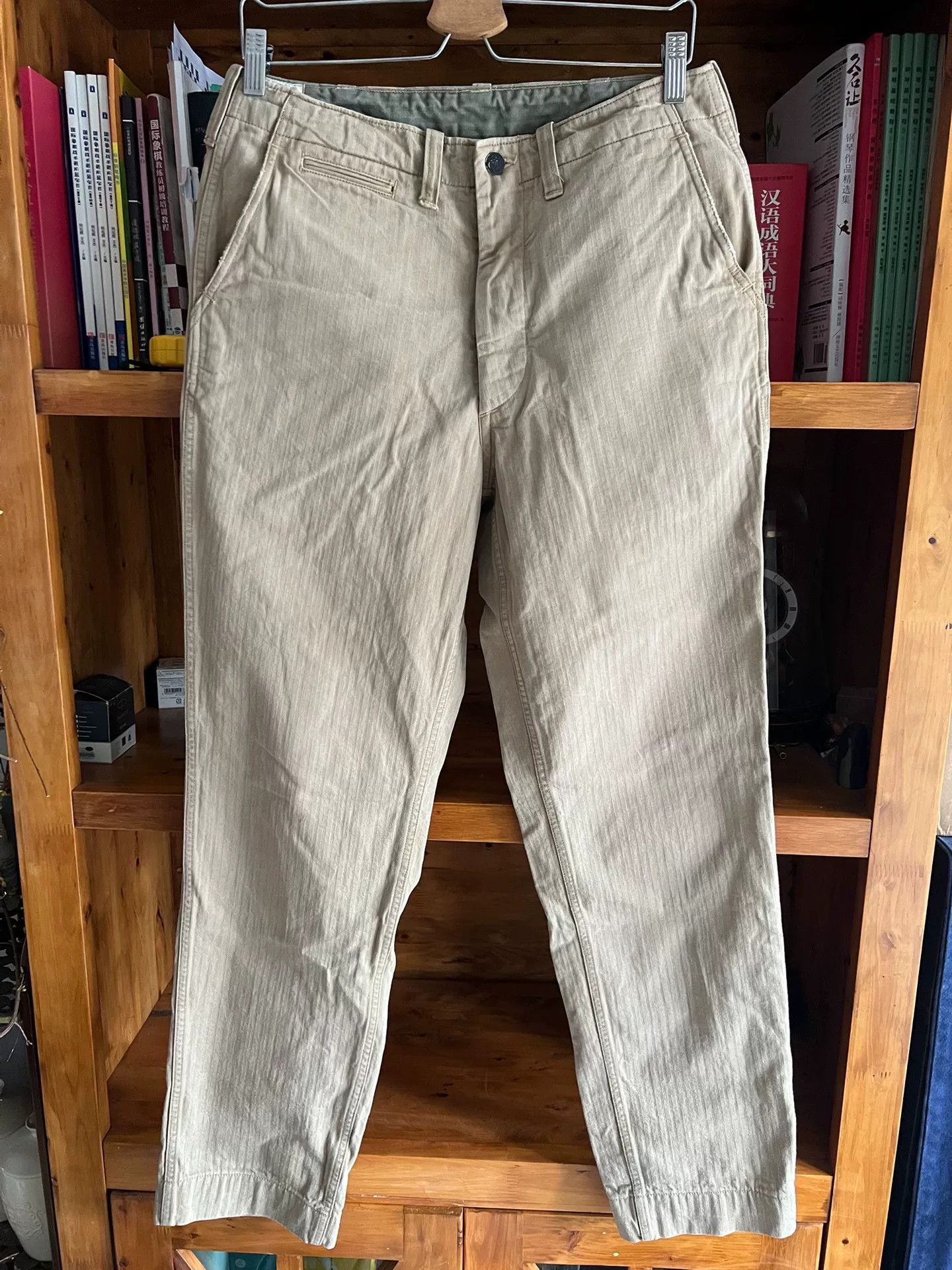 FREEBIRD vintage khaki military style pants Size US 32 / EU 48 - 1 Thumbnail