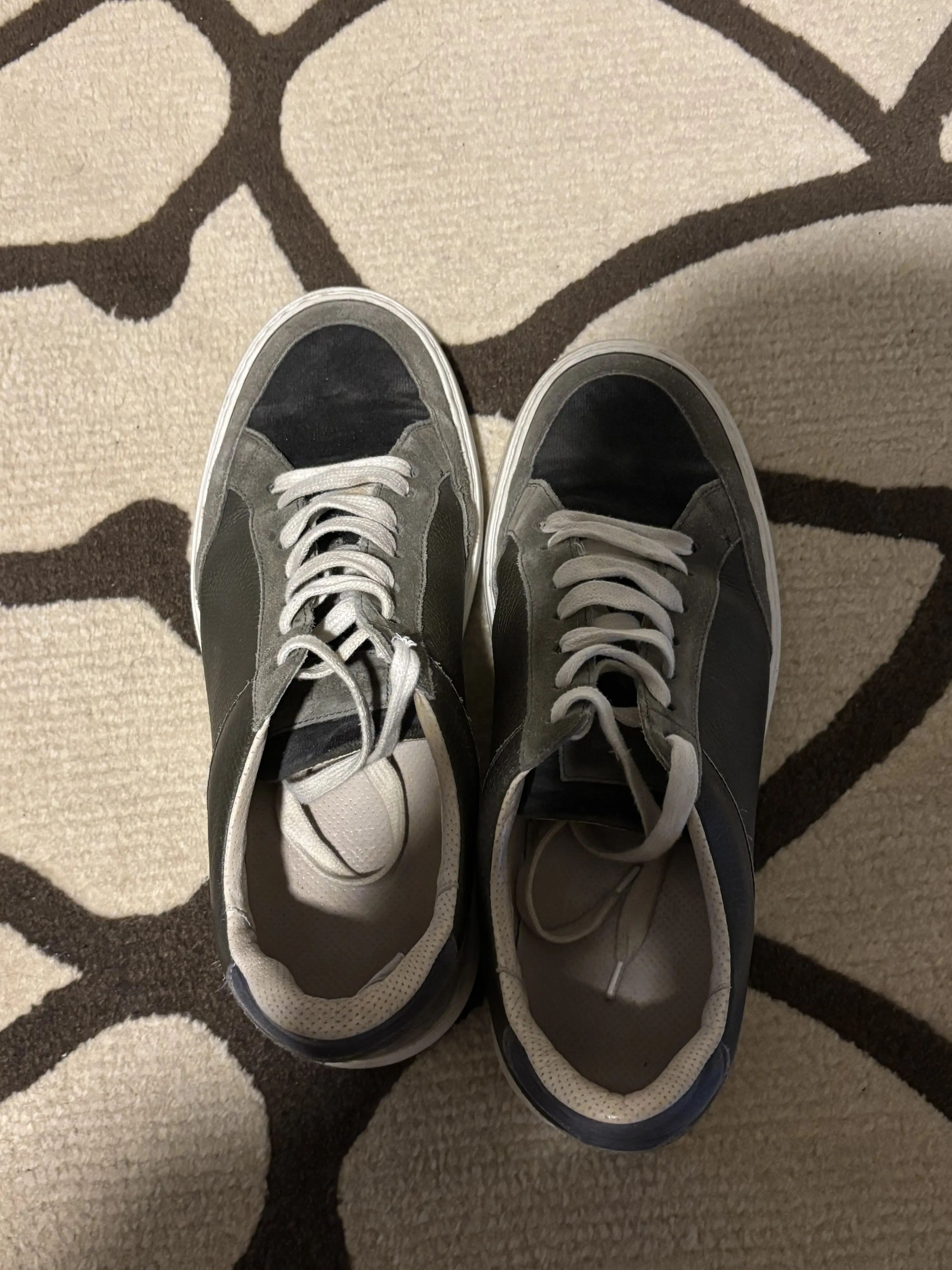 Brunello Cucinelli Leather and suede Brunello low sneakers Size US 8 / EU 41 - 2 Thumbnail