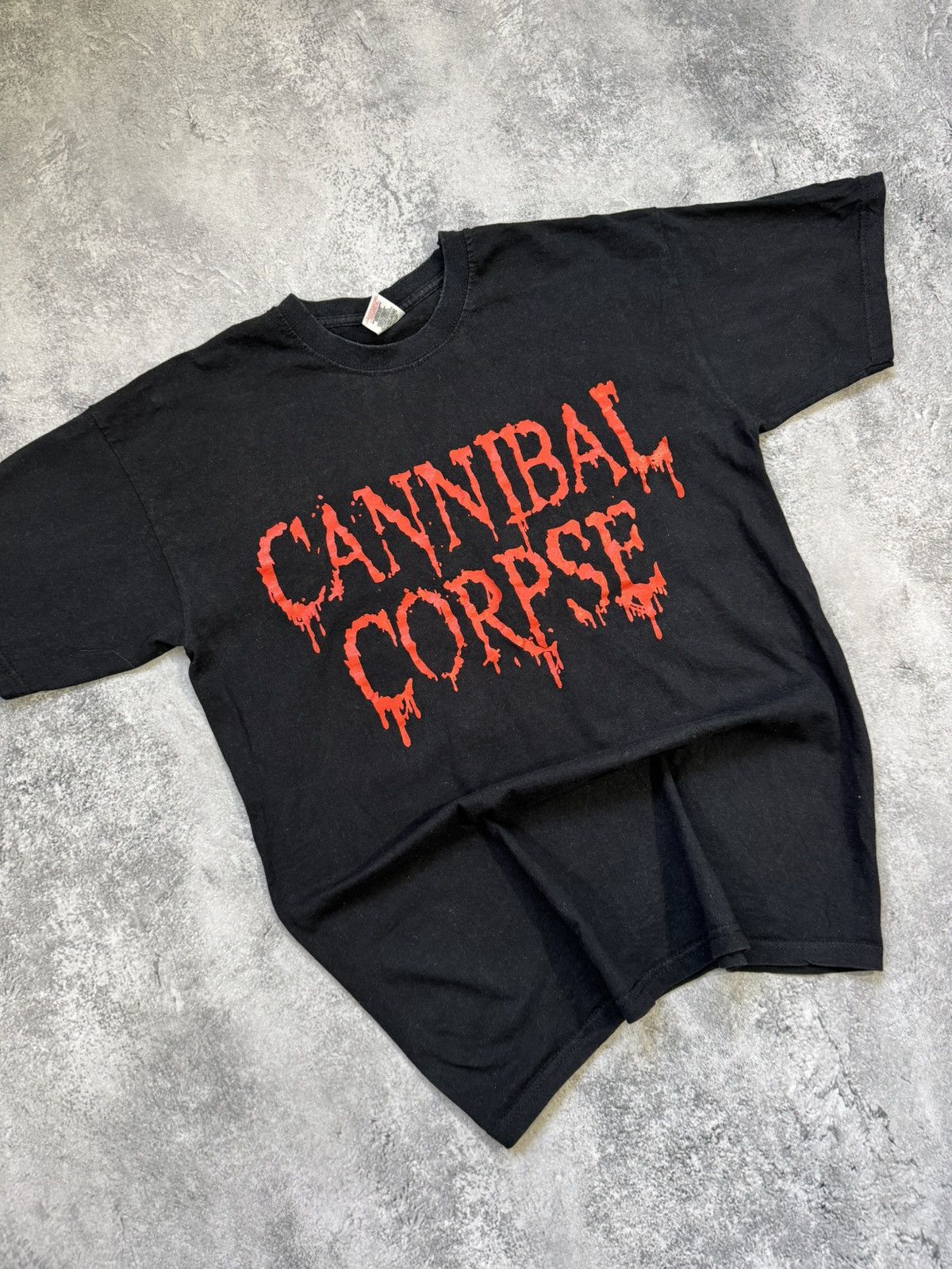 Band Tees × Fruit Of The Loom × Vintage T-Shirt Cannibal Corpse The Time To Kill Is Now Size US M / EU 48-50 / 2 - 2 Thumbnail