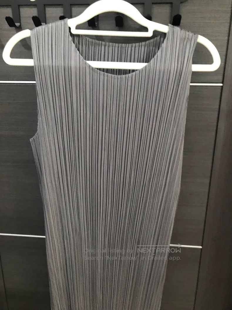 Issey Miyake Issey Miyake Dress Dark Gray Size XXL / US 16-18 / IT 52-54 - 2 Thumbnail