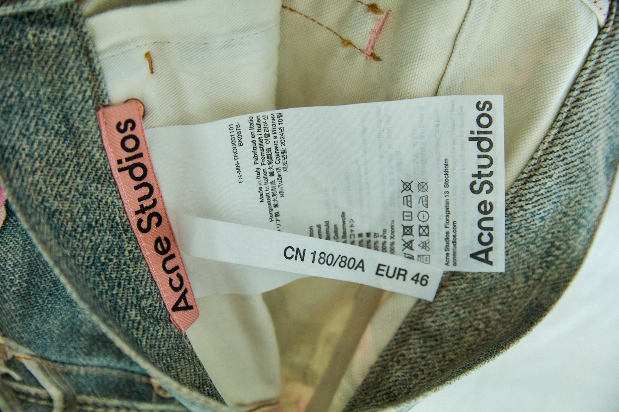 Acne Studios Acne Studios Trompe L'Oeil 1981 Mid Blue Denim Size US 30 / EU 46 - 11 Thumbnail