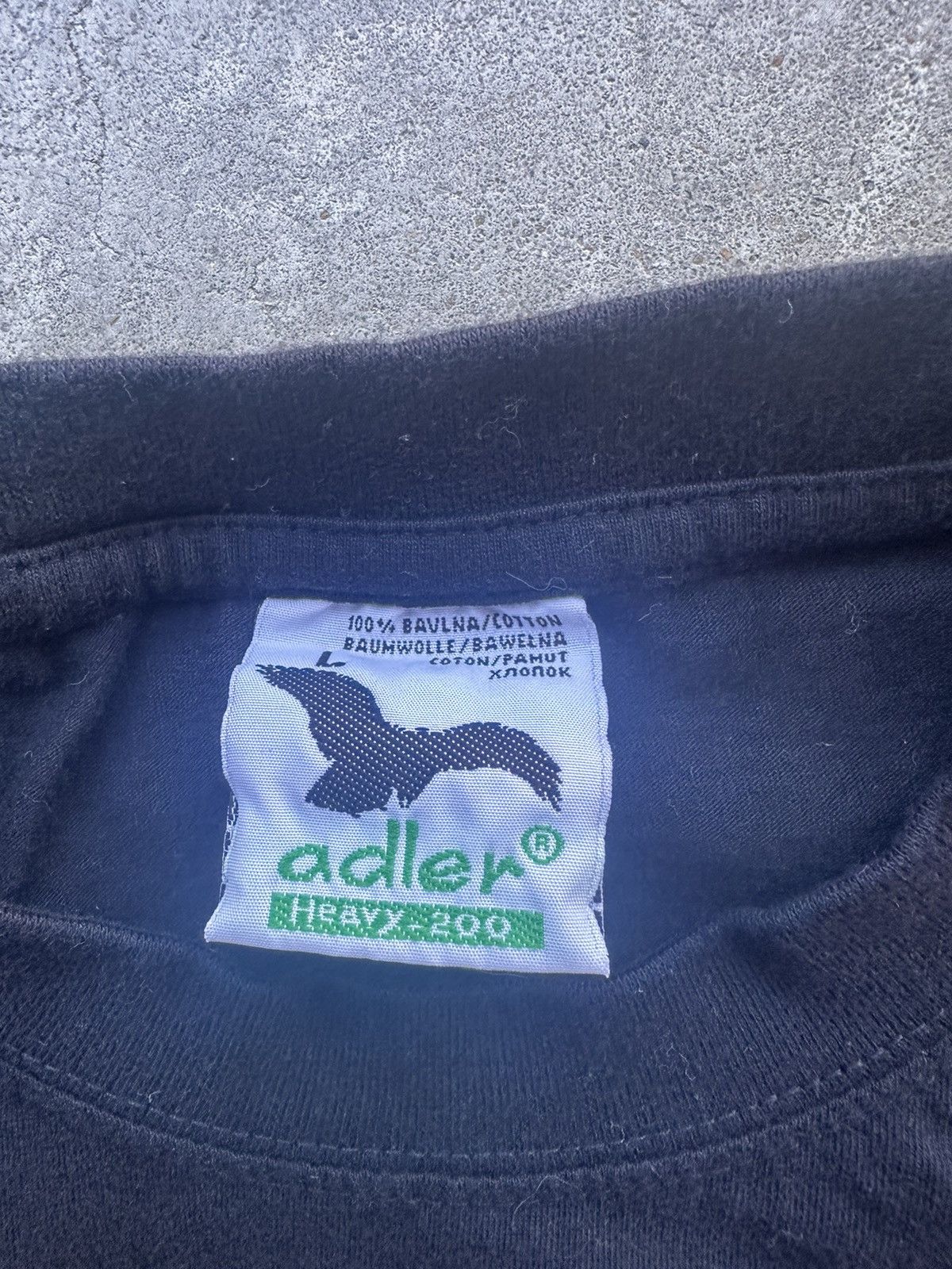 Adler × Vintage Y2K Adler Synthetic Tshirt Size US L / EU 52-54 / 3 - 4 Thumbnail