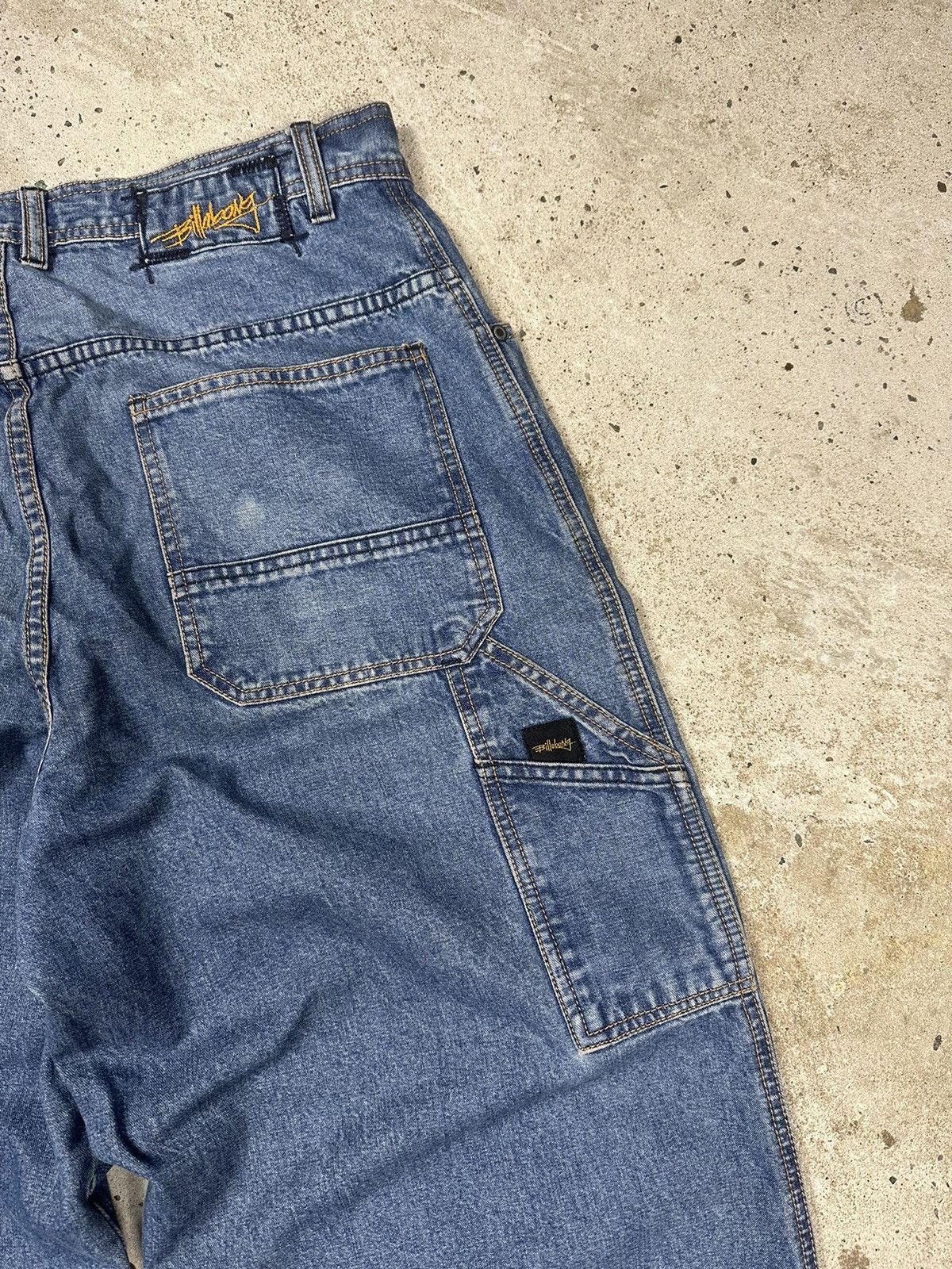 Billabong × JNCO × Vintage Vintage Y2K Billabong Ultra Baggy Carpenter Denim Pants Size US 34 / EU 50 - 6 Thumbnail