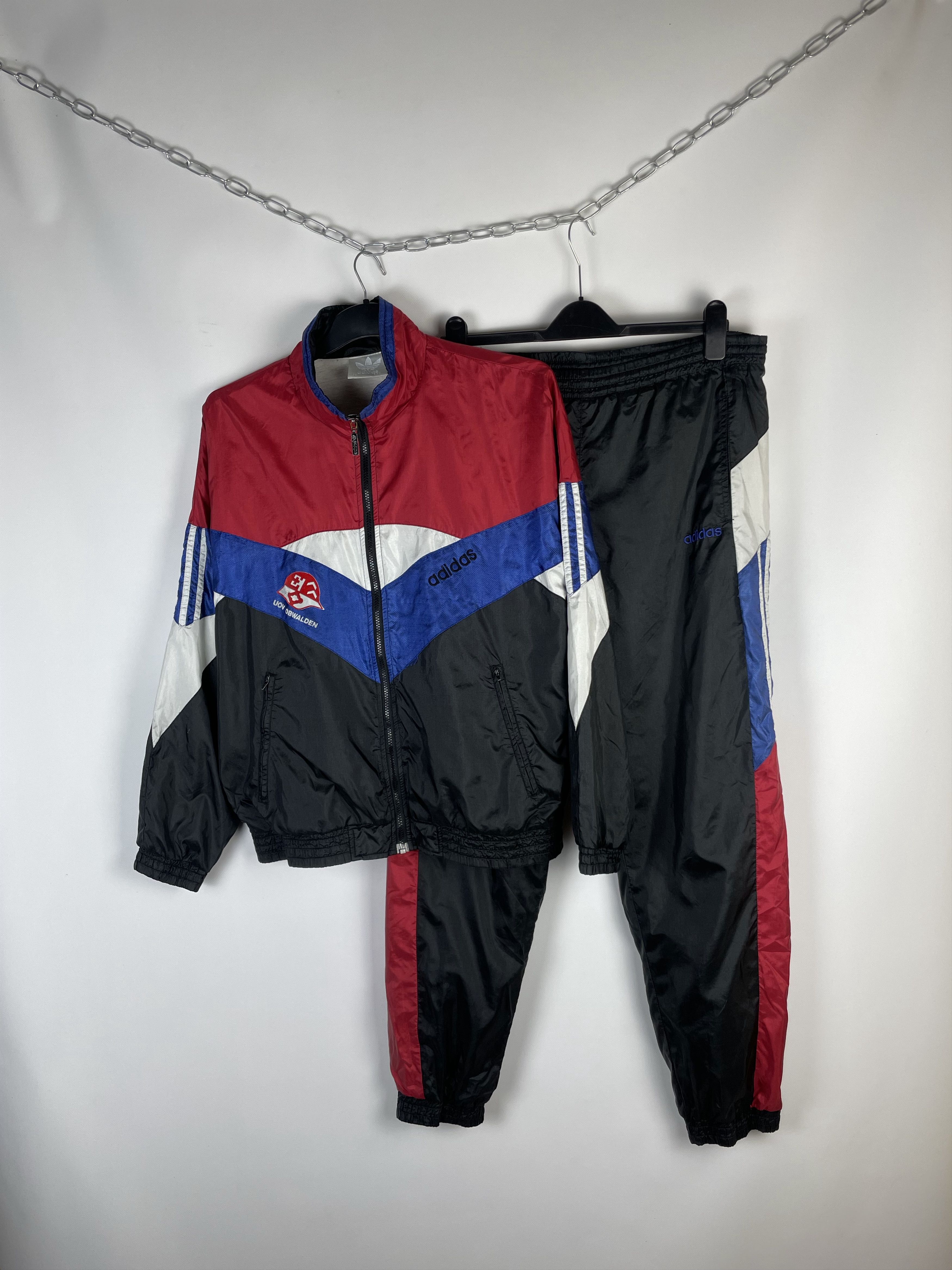 Adidas Vintage 90s Adidas Track Suit Full Set Size US M / EU 48-50 / 2 - 1 Thumbnail