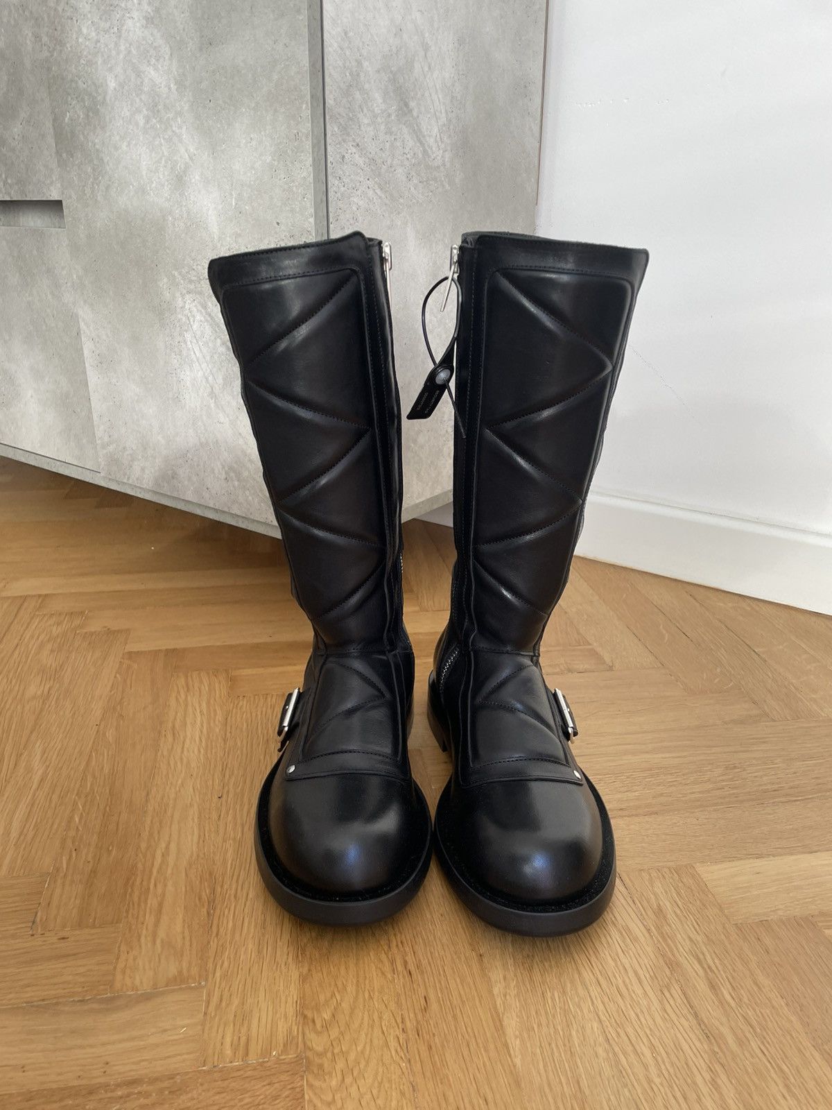 Ann Demeulemeester JACE BIKER BELTED BOOTS ANN DEMEULEMEESTER Size US 8 / EU 41 - 2 Thumbnail
