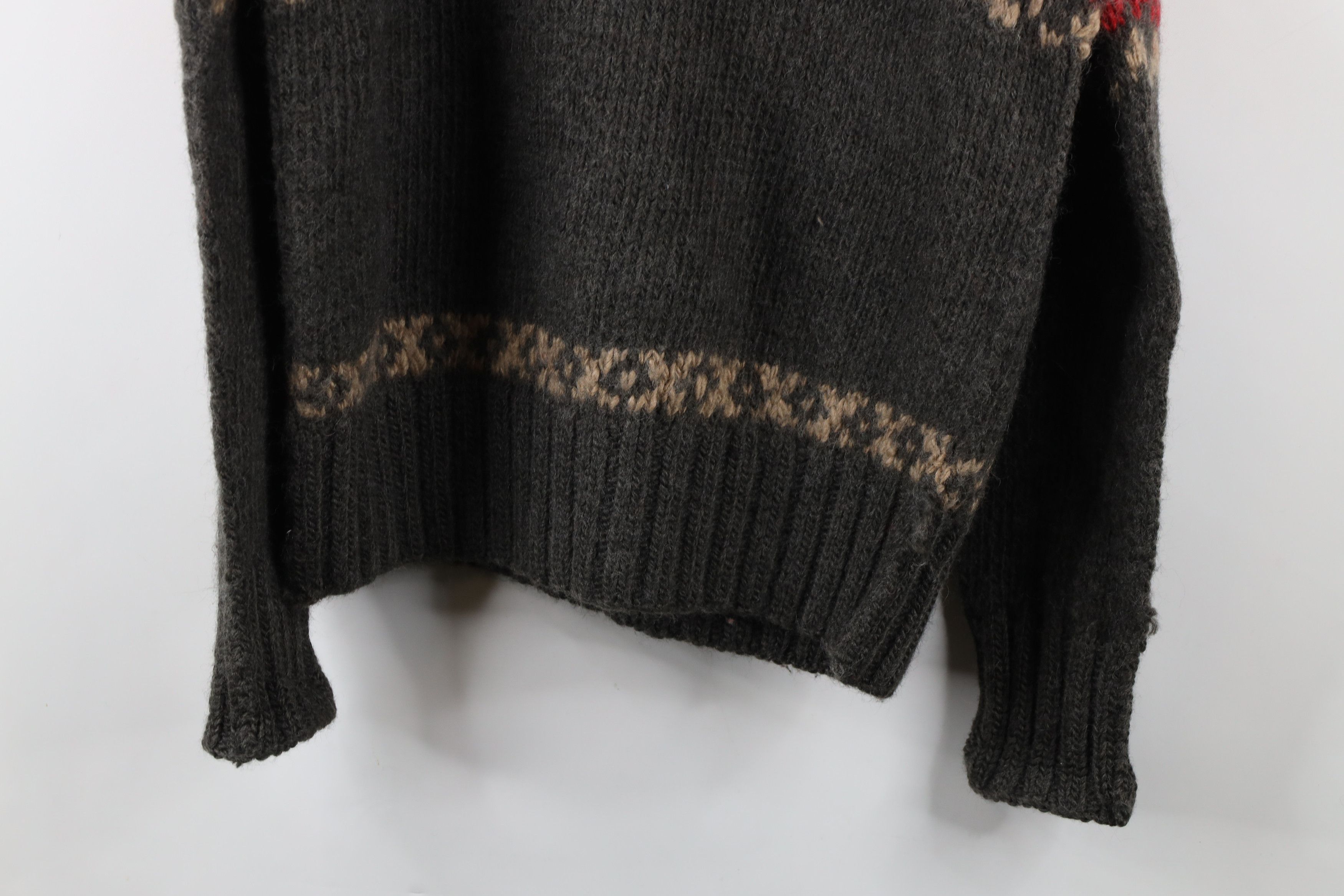 American Eagle Outfitters × Vintage Vintage Y2K American Eagle Knit Snowflake Half Zip Sweater Size US XL / EU 56 / 4 - 12 Thumbnail