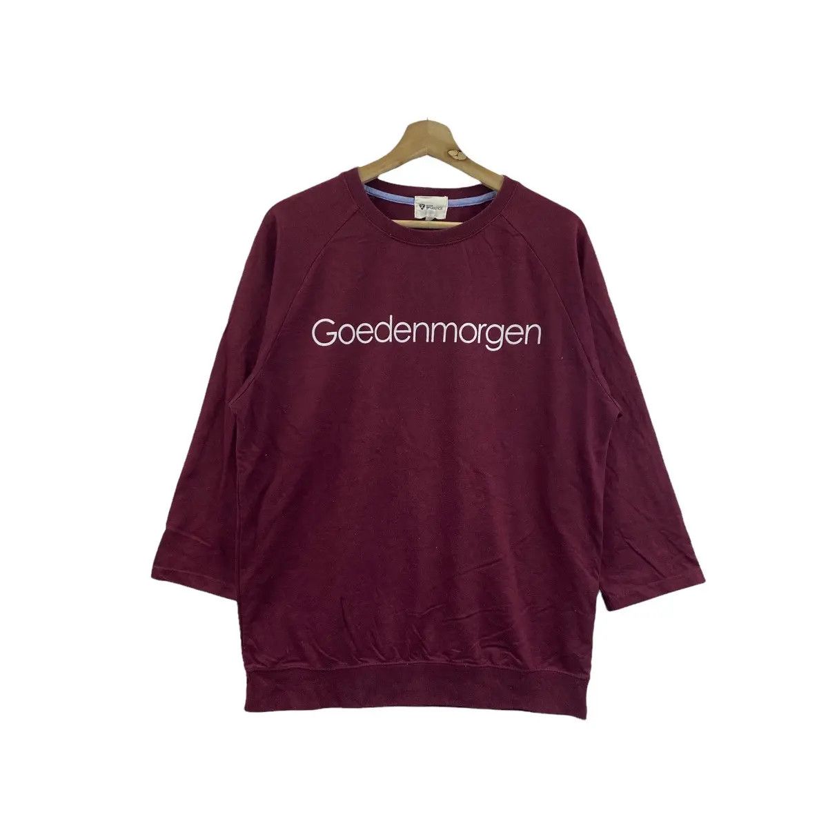 Takeo Kikuchi Vtg TAKEO KIKUCHI GOEDENMORGEN Sweatshirt Sweater Pullover Size L / US 10 / IT 46 - 1 Thumbnail