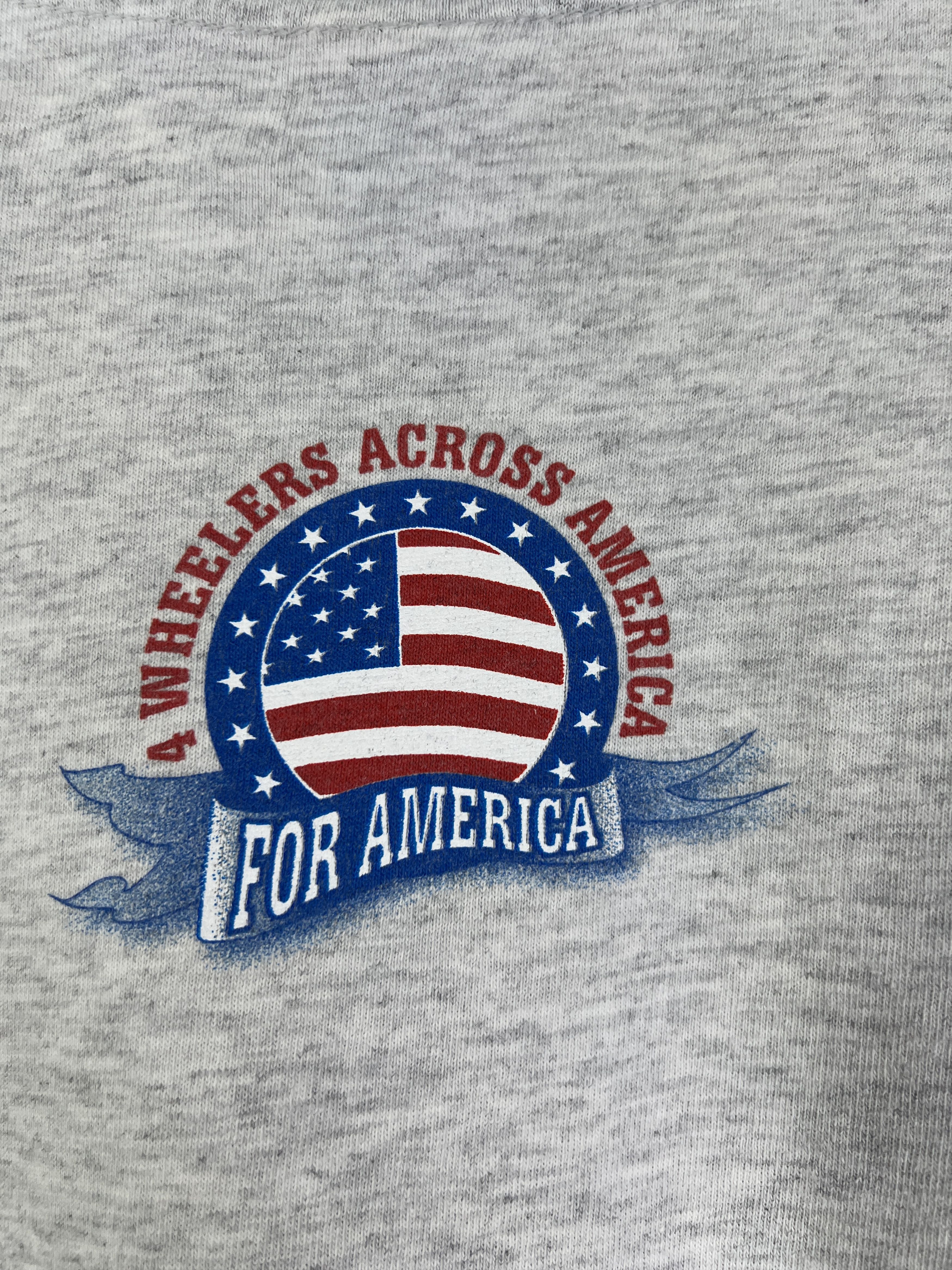 Vintage No.5179 Vintage 4 Wheelers Across America Graphic Tee (XXL) Size US XXL / EU 58 / 5 - 10 Thumbnail