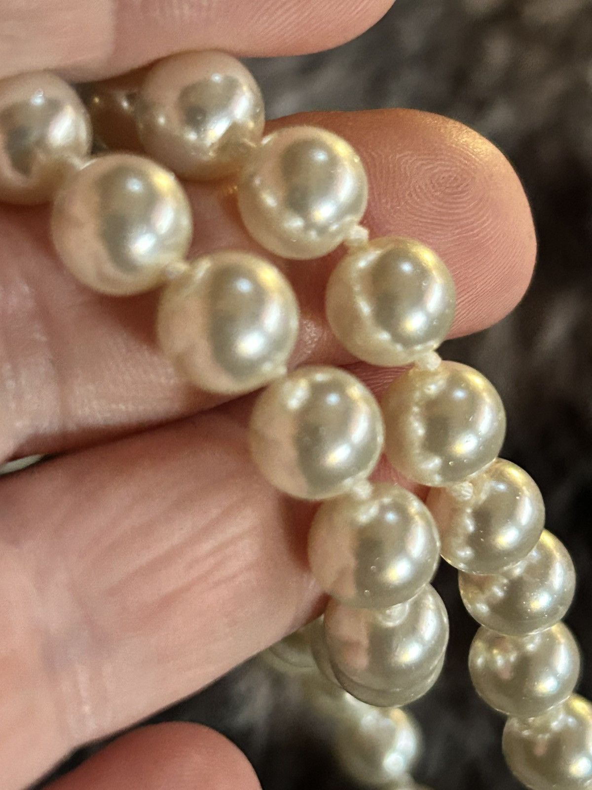 Other Elegant classic white high luster glass pearl 925 necklace Size ONE SIZE - 7 Thumbnail
