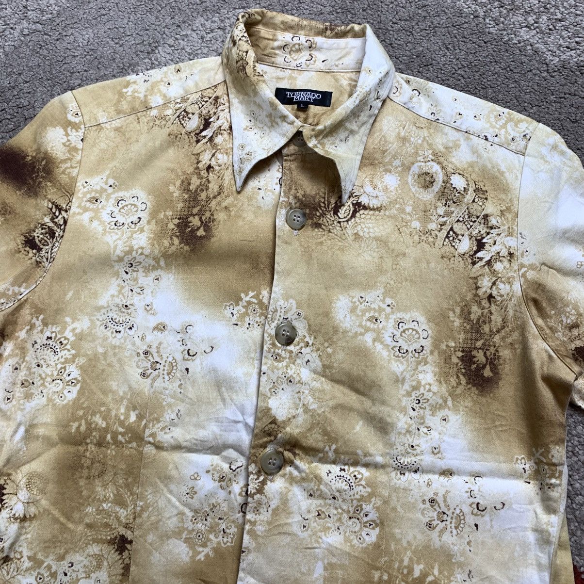 Japanese Brand TORNADO MART Short Shirt Button Up Japanese Brand Size L / US 10 / IT 46 - 4 Thumbnail