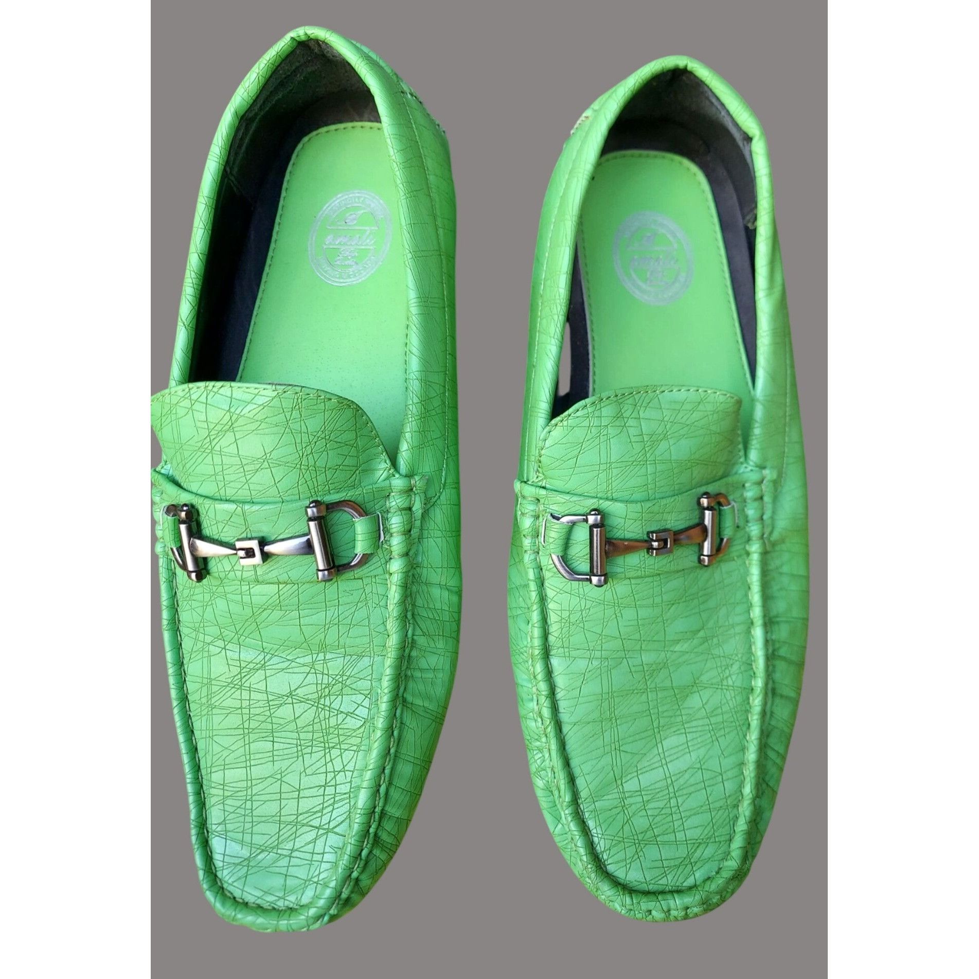 Other Amali Mens Size 14 Green Moccasins Business and Casual Wear Size US 14 / EU 47 - 1 Thumbnail