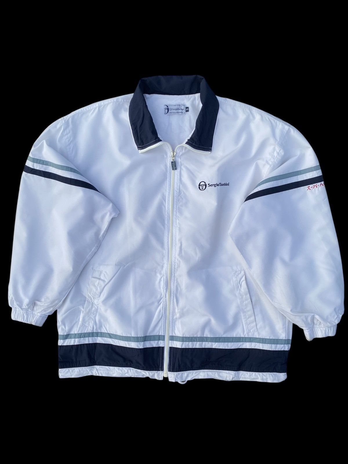 Sergio Tacchini Sergio Tacchini Vintage Mens Nylon Track Suit Jacket + Pants Size US 36 / EU 52 - 4 Thumbnail