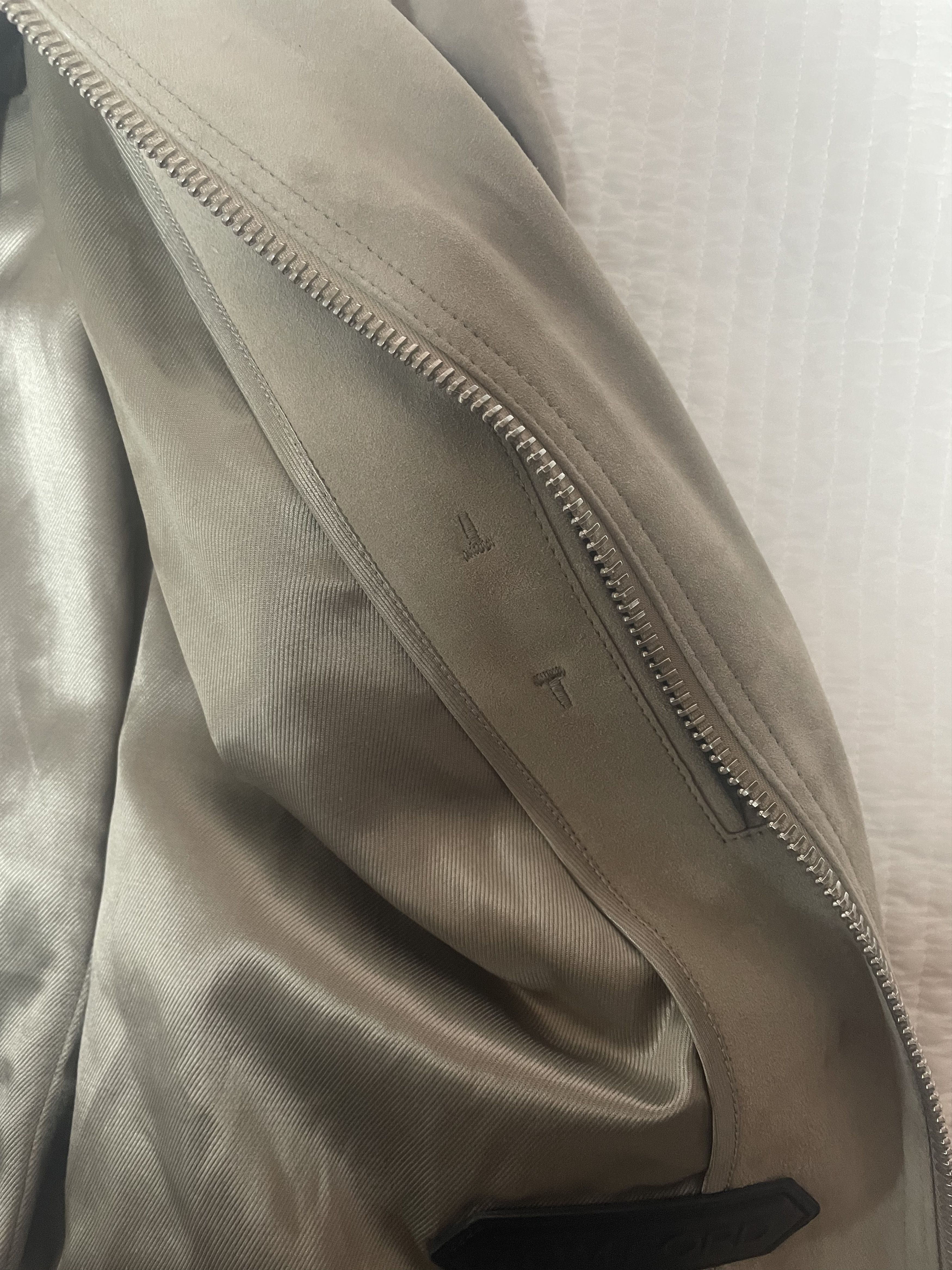 Tom Ford TOM FORD BUTTERY SUEDE ZIP JACKET Size US M / EU 48-50 / 2 - 5 Thumbnail