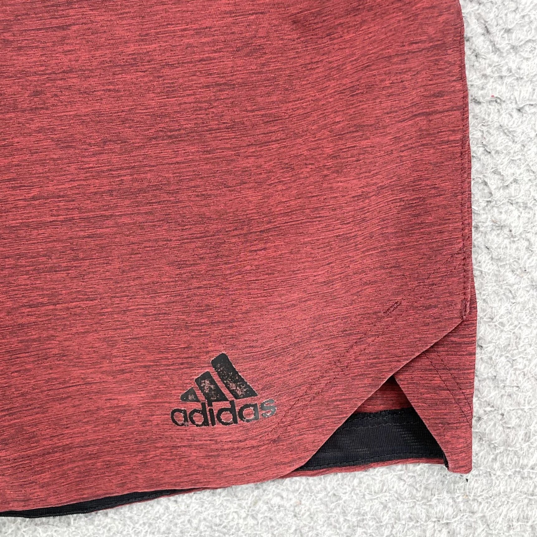 Adidas Adidas Basketball Short Men's M Red 90s Training Sportswear Running Gym Athletic Mens Size US 31 - 2 Thumbnail