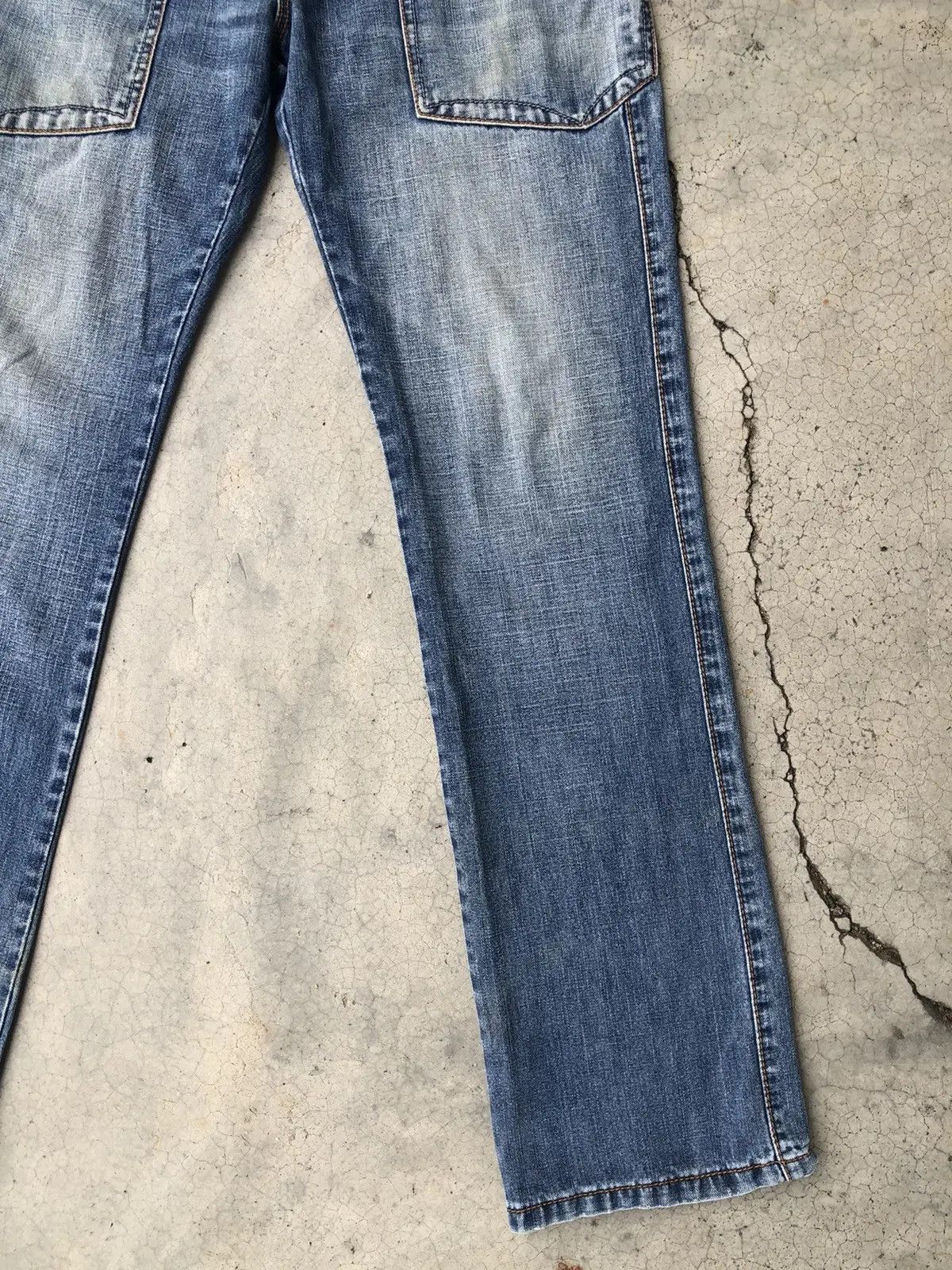 Japanese Brand × Vintage Japanese Distressed Denim Nic Jeans Bush Pocket Rare Design Size US 30 / EU 46 - 4 Thumbnail