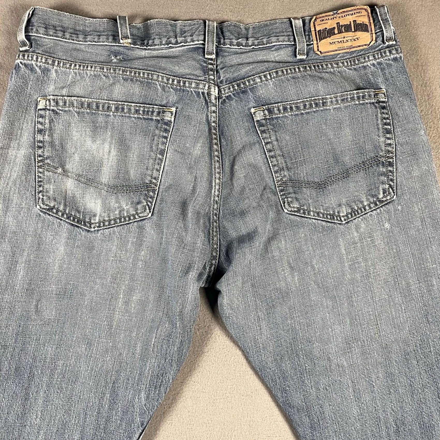 Tommy Hilfiger Tommy Hilfiger Jeans Mens 38x30 Denim Straight Classic 5-Pocket Blue Baggy Grunge Vintage No N/A Size US 38 / EU 54 - 4 Thumbnail