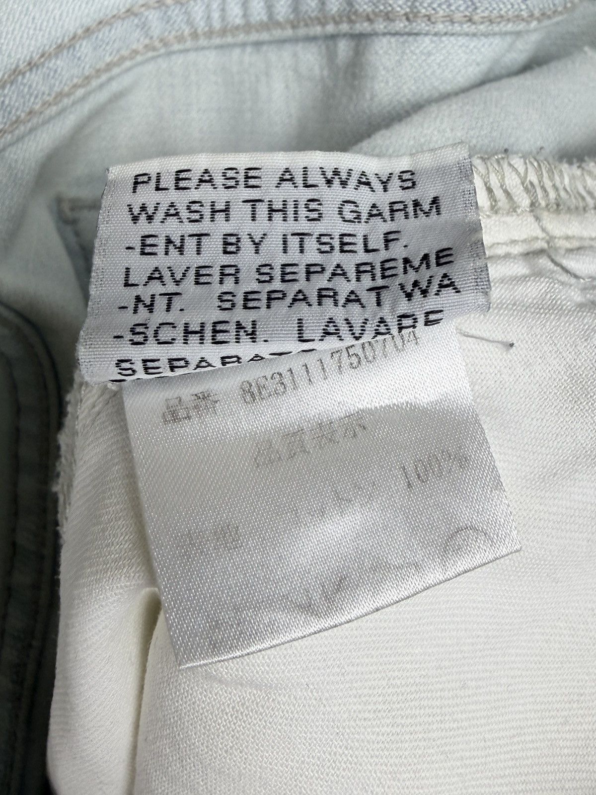 Dior SS08 Dior Homme Distressed Faded Dirty Blue Denim Jeans KVA Size US 28 / EU 44 - 9 Thumbnail