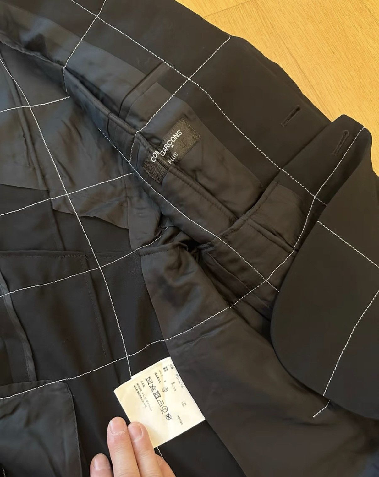 Comme des Garcons COMME des GARCONS Rei Kawakubo brand new suit set Size 38R - 2 Thumbnail