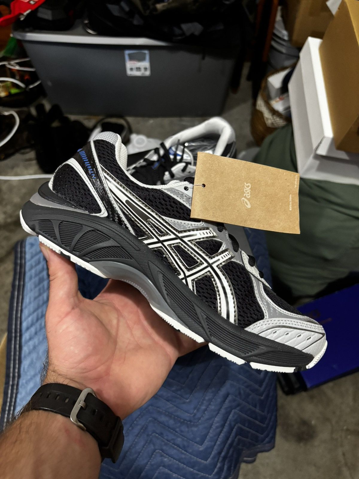 Asics × JJJJound Asics x JJJJound GT-2160 Black White Size US 7 / EU 40 - 2 Thumbnail