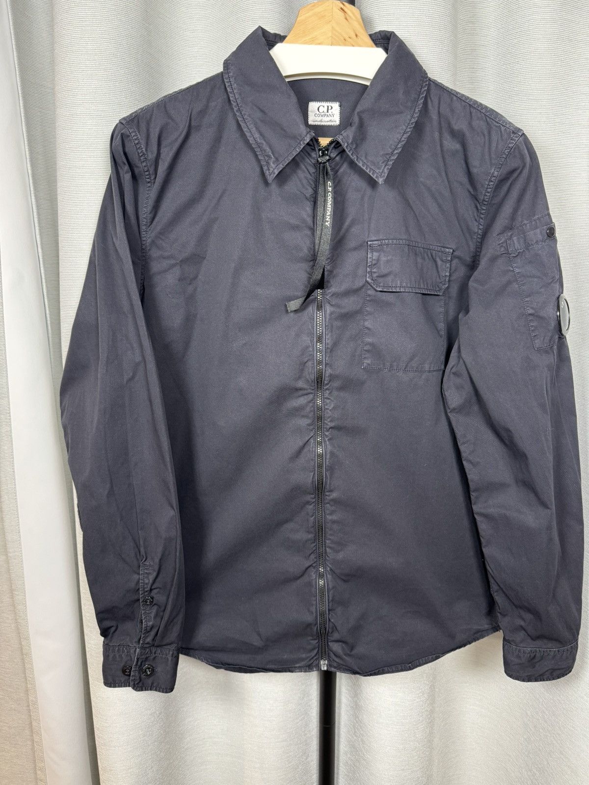 C.P. Company C.P. Company Black Lens Zip Overshirt 14Y Fits XS Size US XXS / EU 40 - 1 Thumbnail