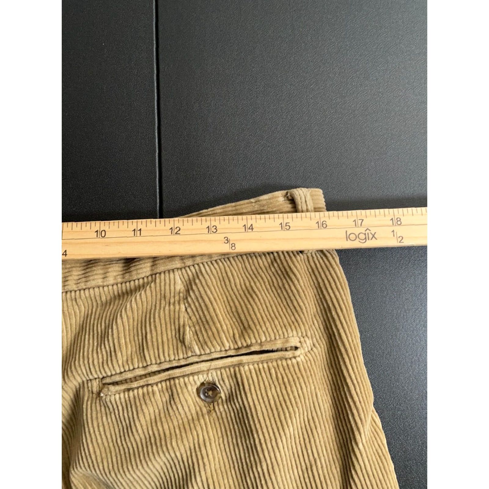 Vintage VTG Vintage Corduroy Pleated Pants - Men’s 32 x 28 - Brown Baggy/Relaxed Fit Chino Style 90s Hipster Retro Bags ZIP Fly Mens 32/28 tag Size US 32 / EU 48 - 5 Thumbnail