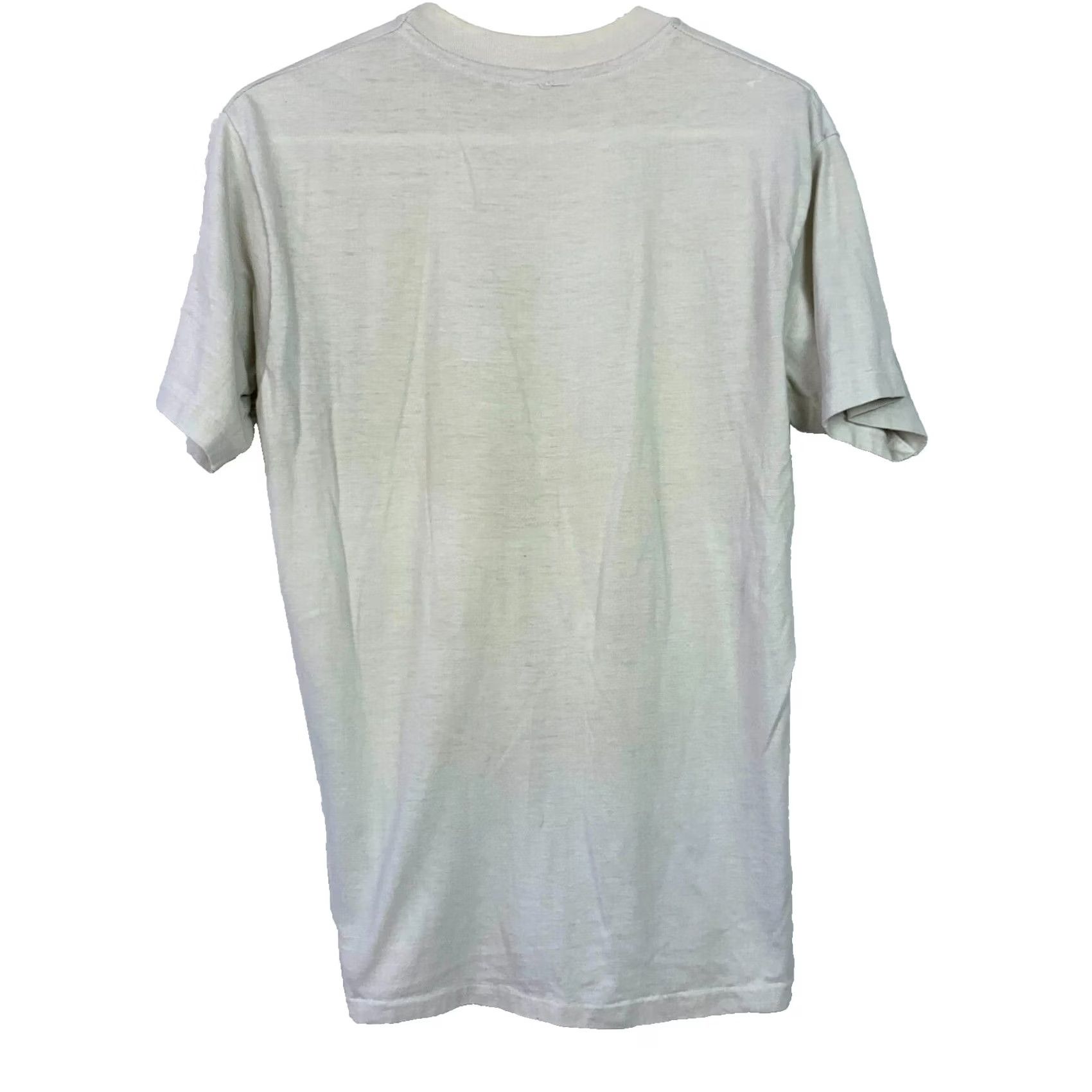 Olive VINTAGE Oliver North Freedom Fighter Graphic Tee Large Nike Shirt Mens Gray Graphic Size US L / EU 52-54 / 3 - 3 Thumbnail