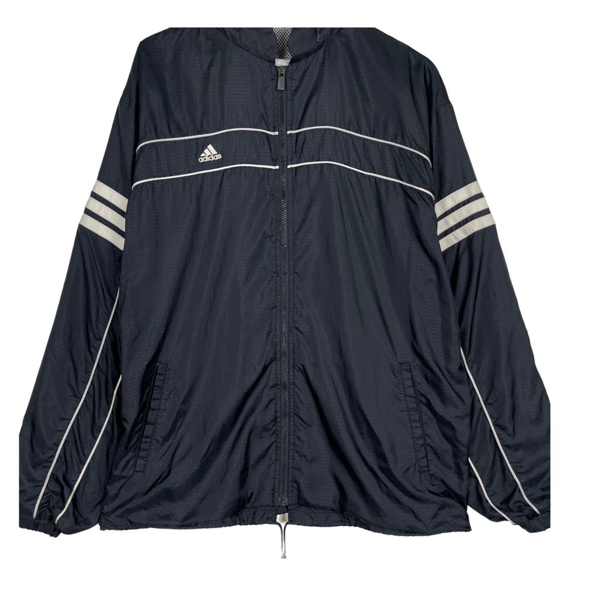 Adidas × RUN DMC × Vintage 💥90s ADIDAS EQUIPMENT LIGHT ZIPPER NYLON WINDBREAKER Size US L / EU 52-54 / 3 - 5 Thumbnail