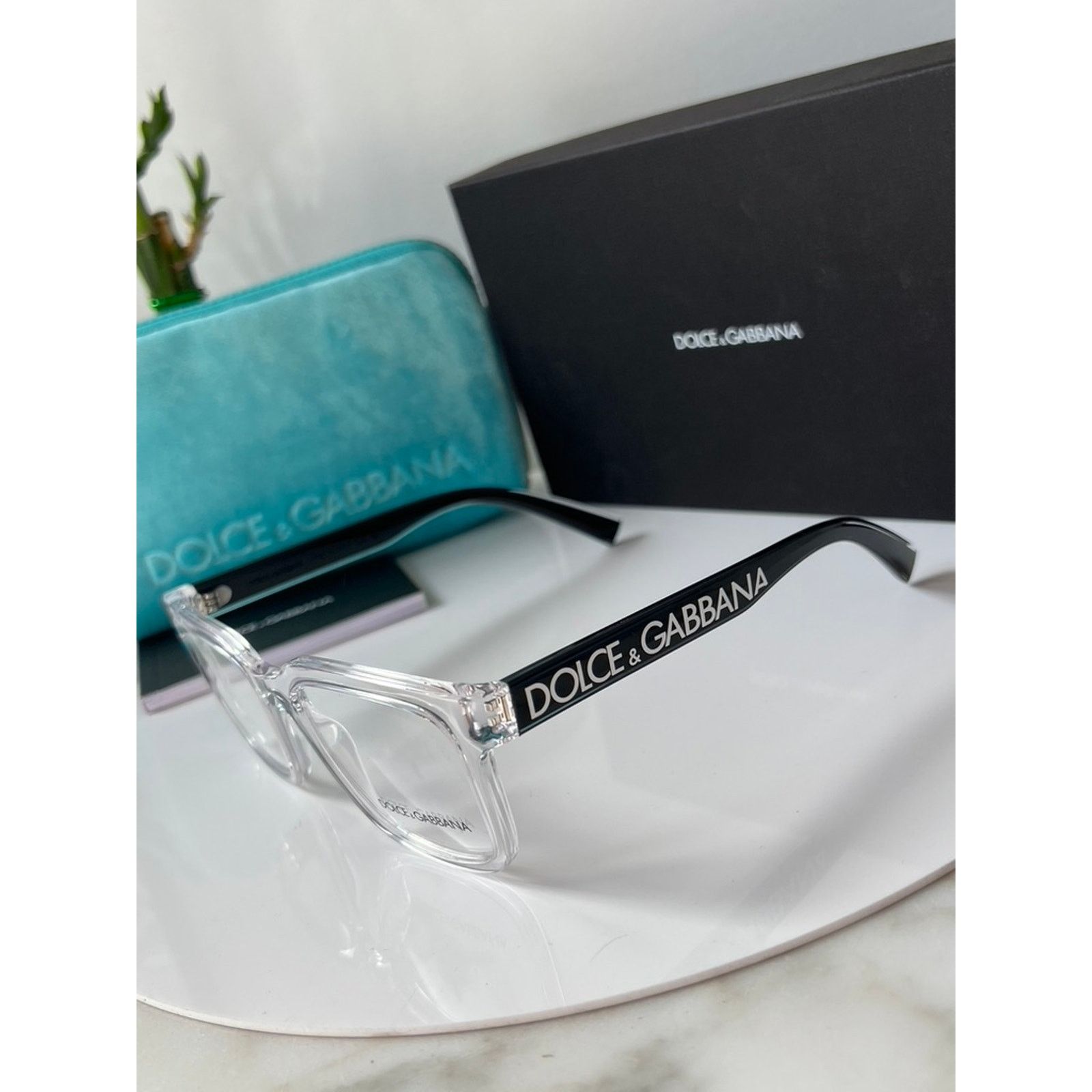 Dolce & Gabbana NEW Dolce Gabbana DG5101 Clear Logo Eyeglasses Frames Size ONE SIZE - 4 Thumbnail