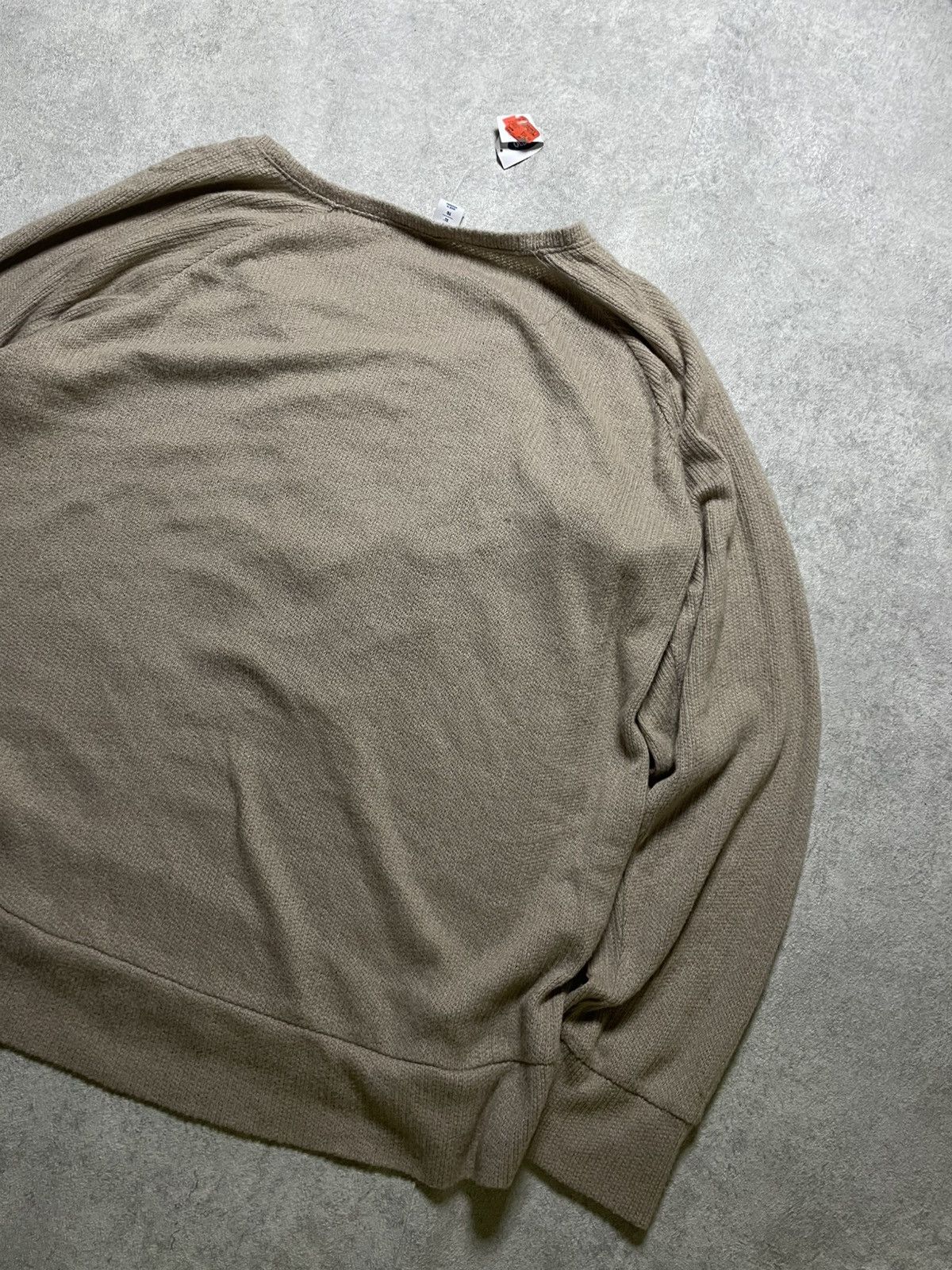 Cobain-core Grunge Knit — distressed desert haze
