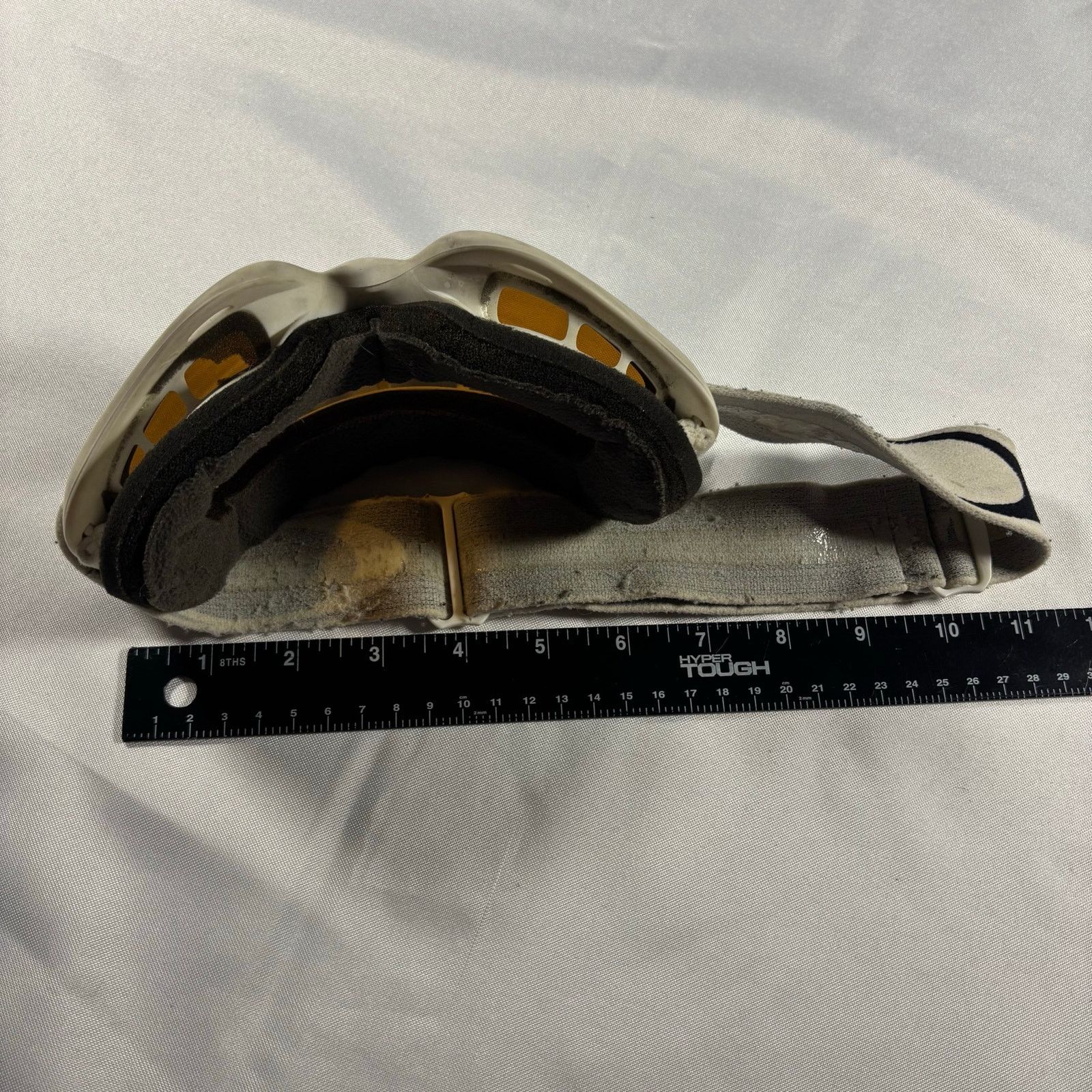 Oakley Vintage Oakley O-Frame Ski Goggles White Strap Silver Read Size ONE SIZE - 5 Thumbnail