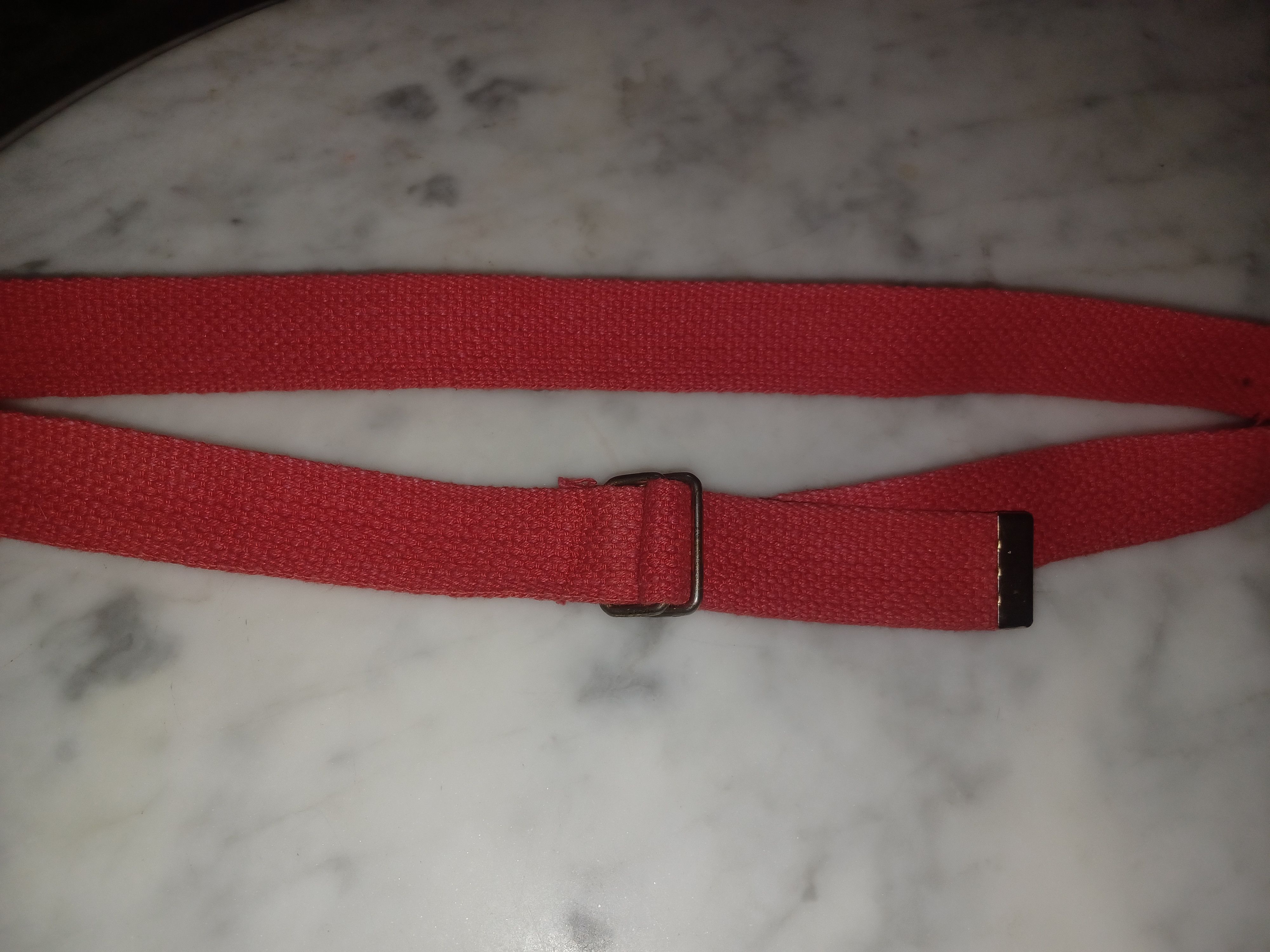 Other Canvas Belt Women's Small Red About 1" x 32" Size ONE SIZE - 1 Thumbnail
