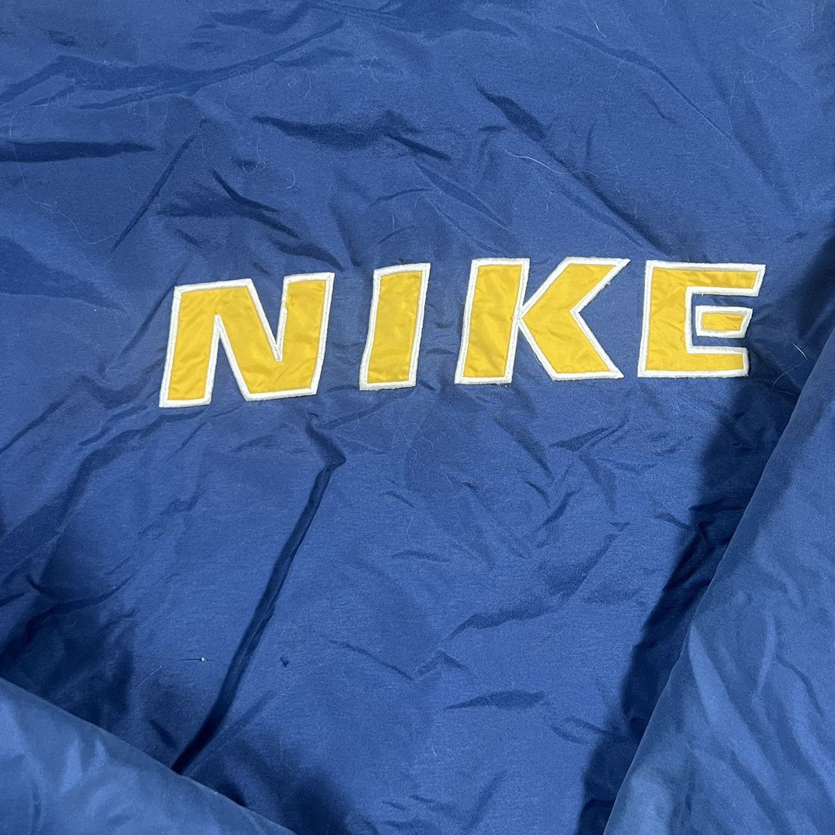 Nike × Vintage vintage blue nike winter puffer jacket size large Size US L / EU 52-54 / 3 - 2 Thumbnail