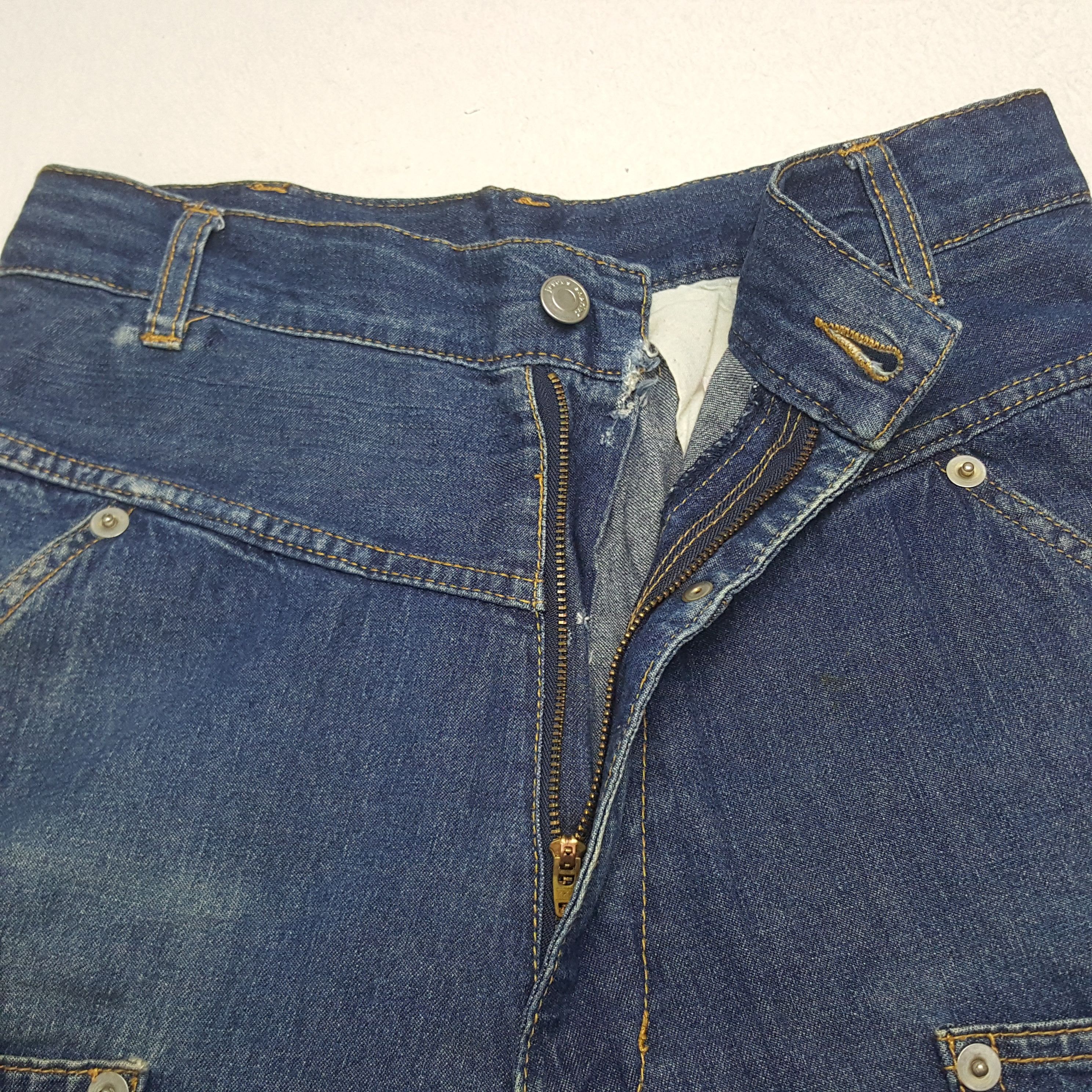 Issey Miyake × Vintage × mercibeaucoup Vintage Mercibeaucoup by Issey Miyake Japan Design Jeans Size US 27 - 12 Thumbnail
