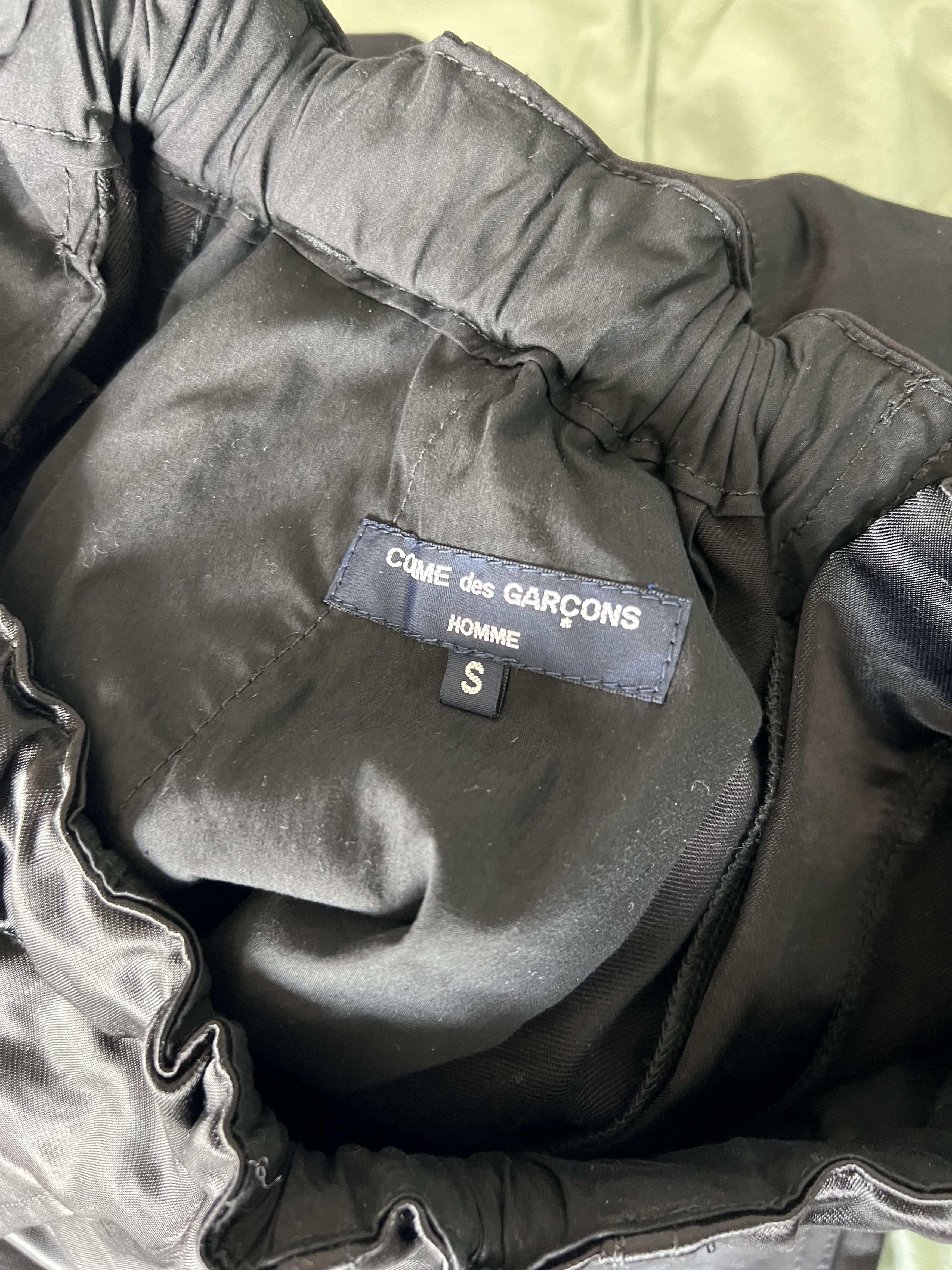Comme des Garcons Homme Comme des Garcons Homme Satin Cargo Pants in Black Size US 32 / EU 48 - 7 Thumbnail