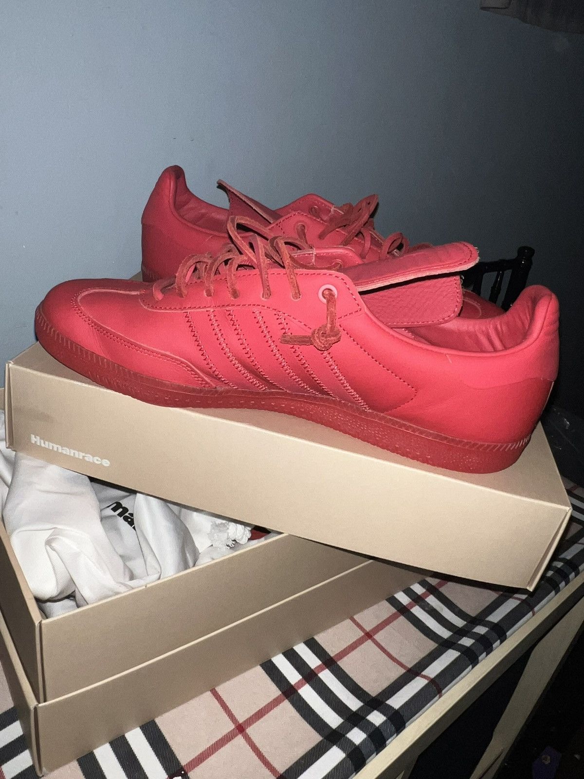 Adidas × Humanrace HumanRace x Adidas Samba Red Size US 11.5 / EU 44-45 - 4 Thumbnail