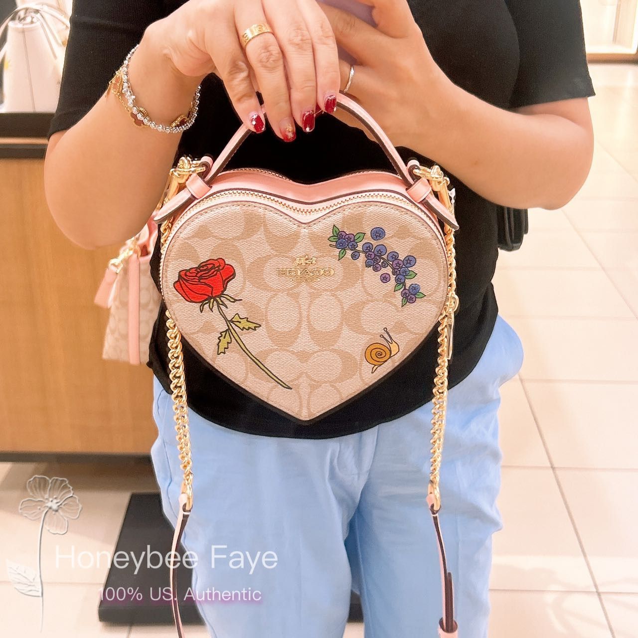 Coach Observed By Us Heart Crossbody In Signature Canvas Size ONE SIZE - 1 Thumbnail