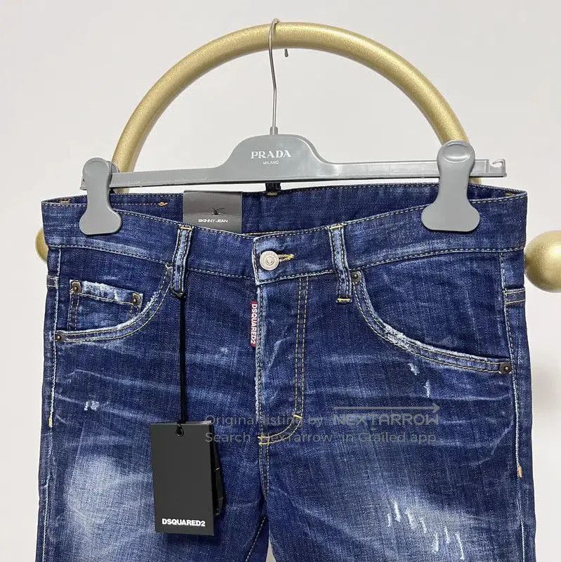 Dsquared2 DSQUARED2 Men's Casual Pants in Deep Blue . Size US 27 - 2 Thumbnail