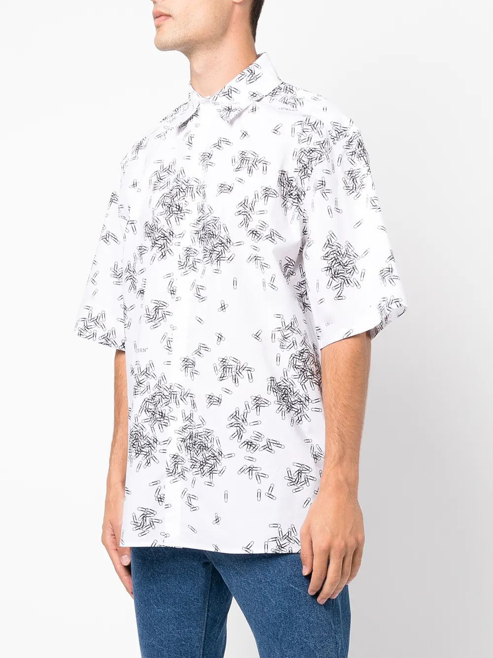 Other Paperclip-Print Shirt Size US L / EU 52-54 / 3 - 3 Thumbnail