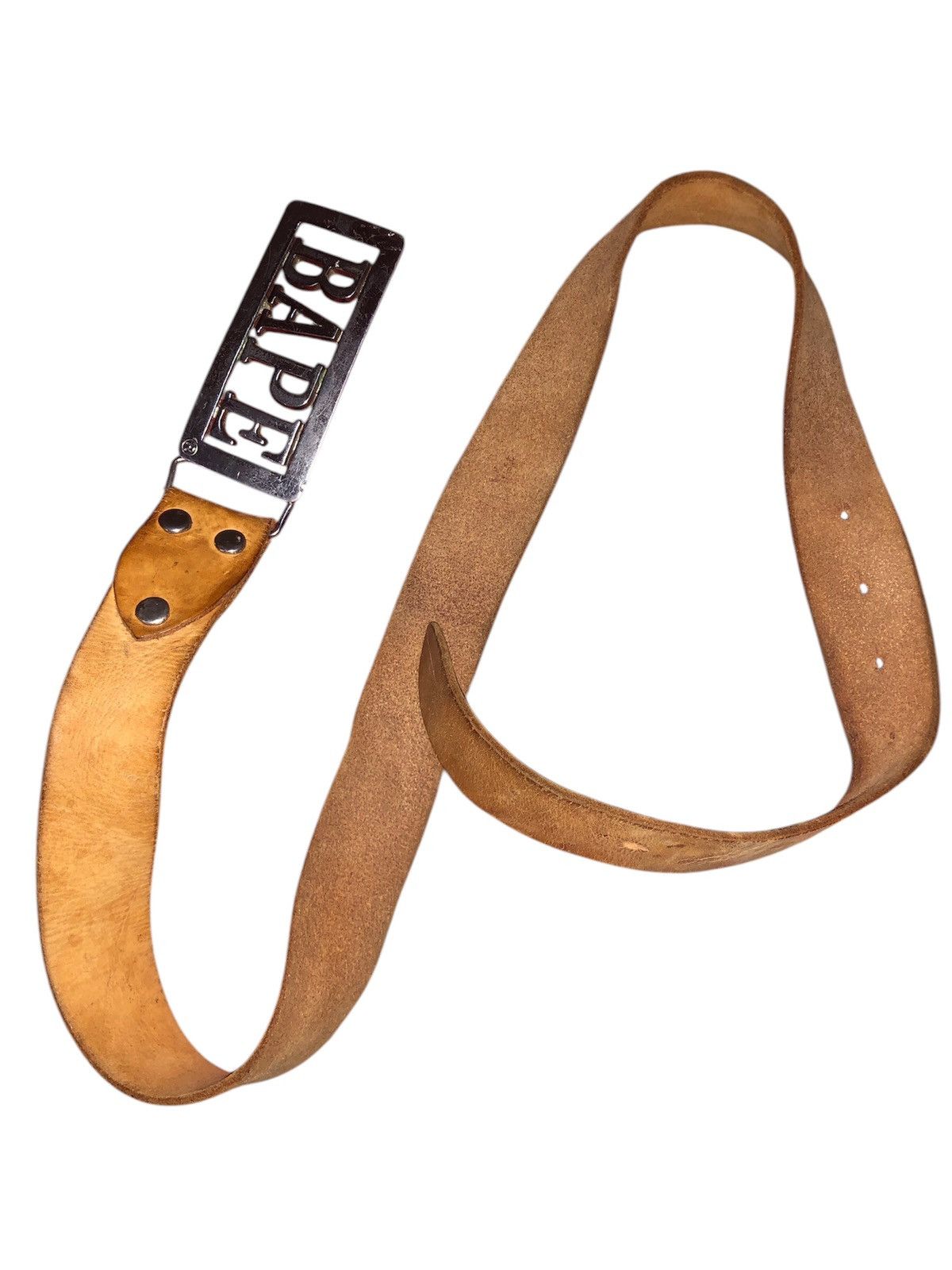 Bape VINTAGE LEATHER BAPE BY A BATHING APE (UNISEX) Size 30 - 10 Thumbnail