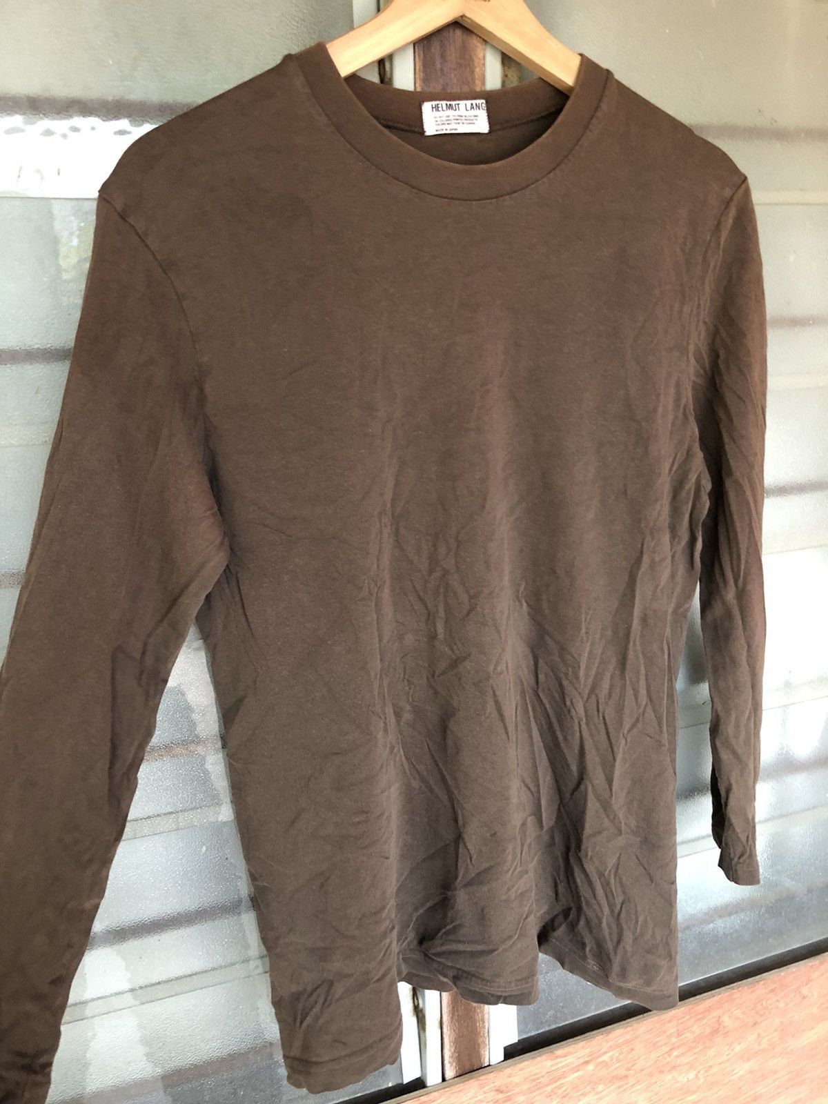Helmut Lang Vintage Helmut Lang Long Sleeve Tee Size US M / EU 48-50 / 2 - 1 Thumbnail