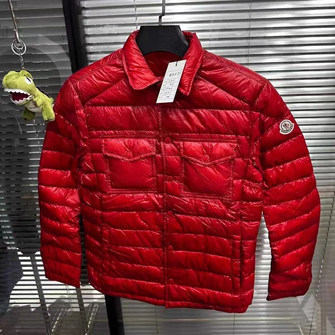 Moncler Moncler Red Logo 2-Pocket 95 New Down Jacket Size 2 Size US M / EU 48-50 / 2 - 1 Thumbnail