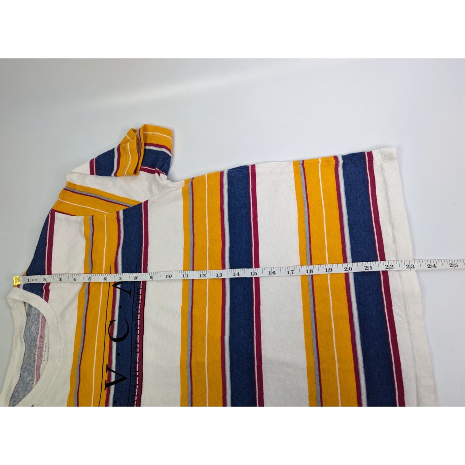 RVCA RVCA T-Shirt Womens Small Striped Multicolored Tee Casual Short Sleeve Crew Neck Pullover Size S / US 4 / IT 40 - 5 Thumbnail