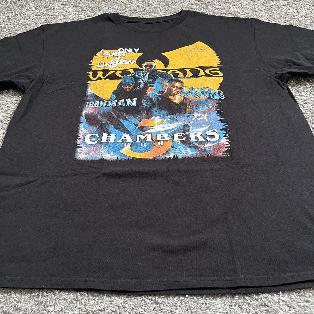 Wu-Tang Shirt Size Large 3 Chambers Tour WuTang Gza Raekwon