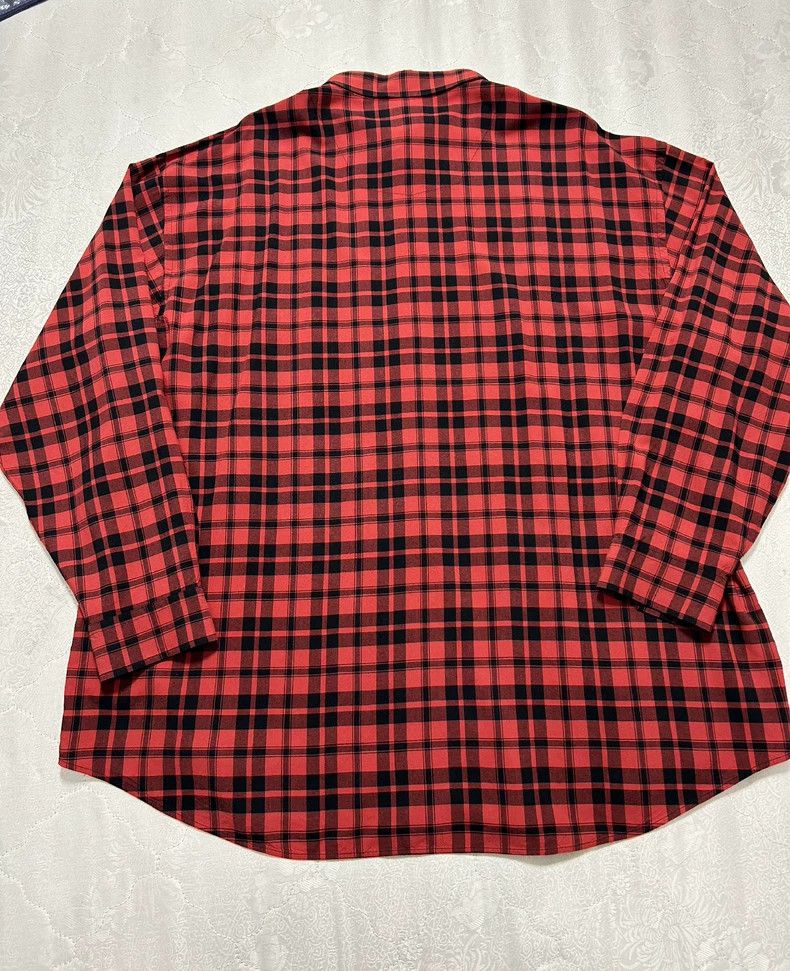 Balenciaga Balenciaga size 41 I love the electronic logo plaid red shi Size US XS / EU 42 / 0 - 3 Thumbnail