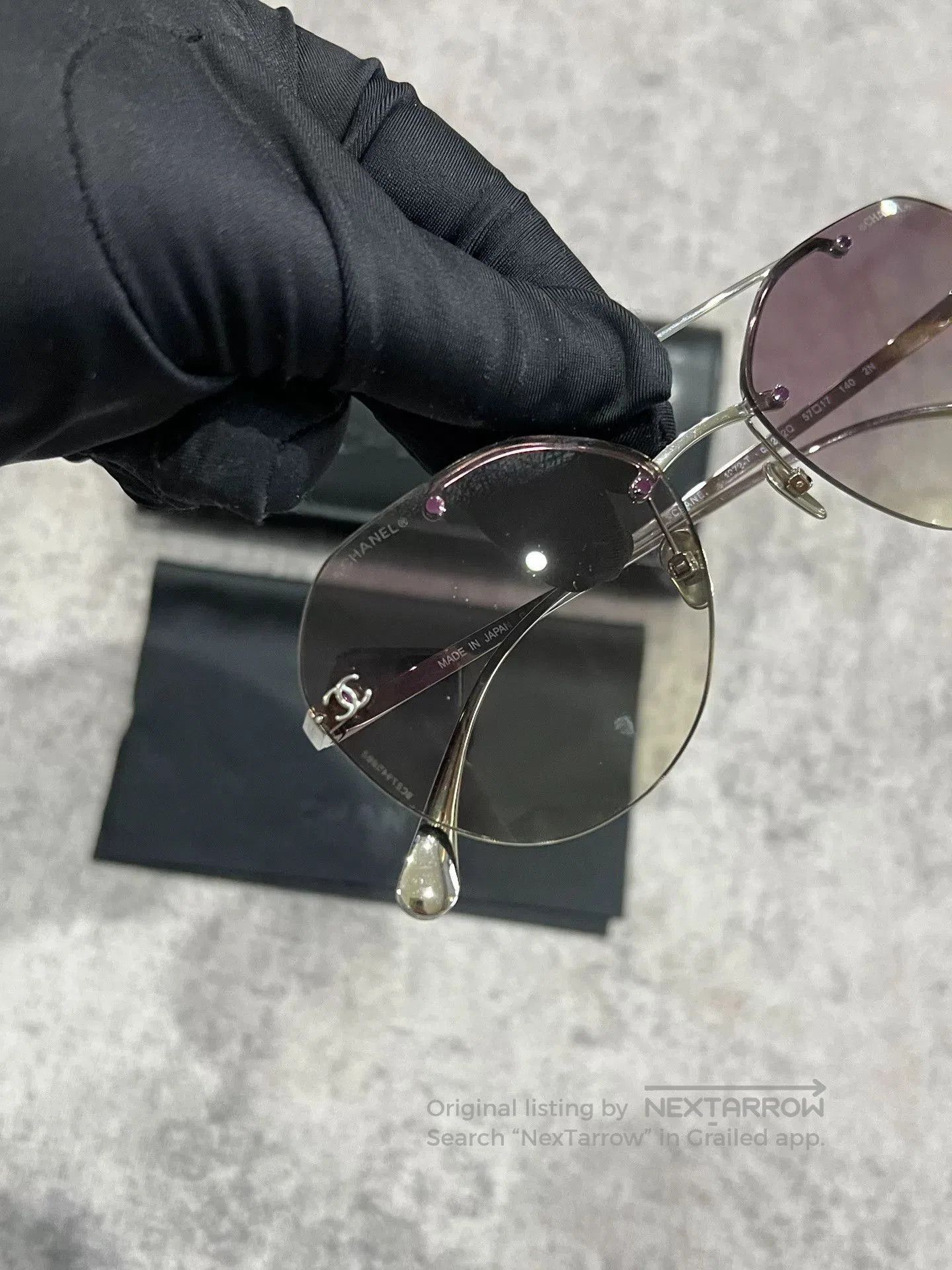 Chanel Chanel Gradient Sunglasses. Size ONE SIZE - 3 Thumbnail