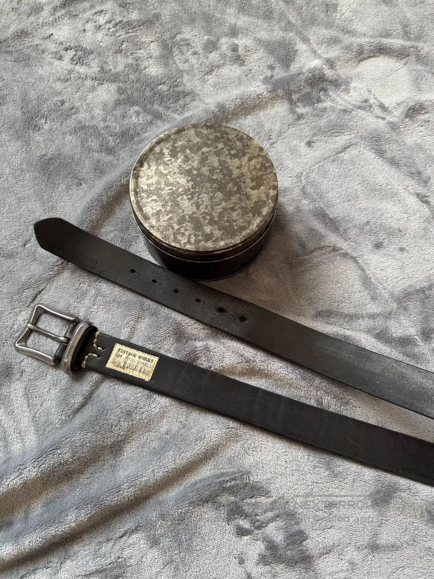 VINNY's VINTAGE WORKS Handmade Vintage Leather Belt. Size ONE SIZE - 1 Thumbnail