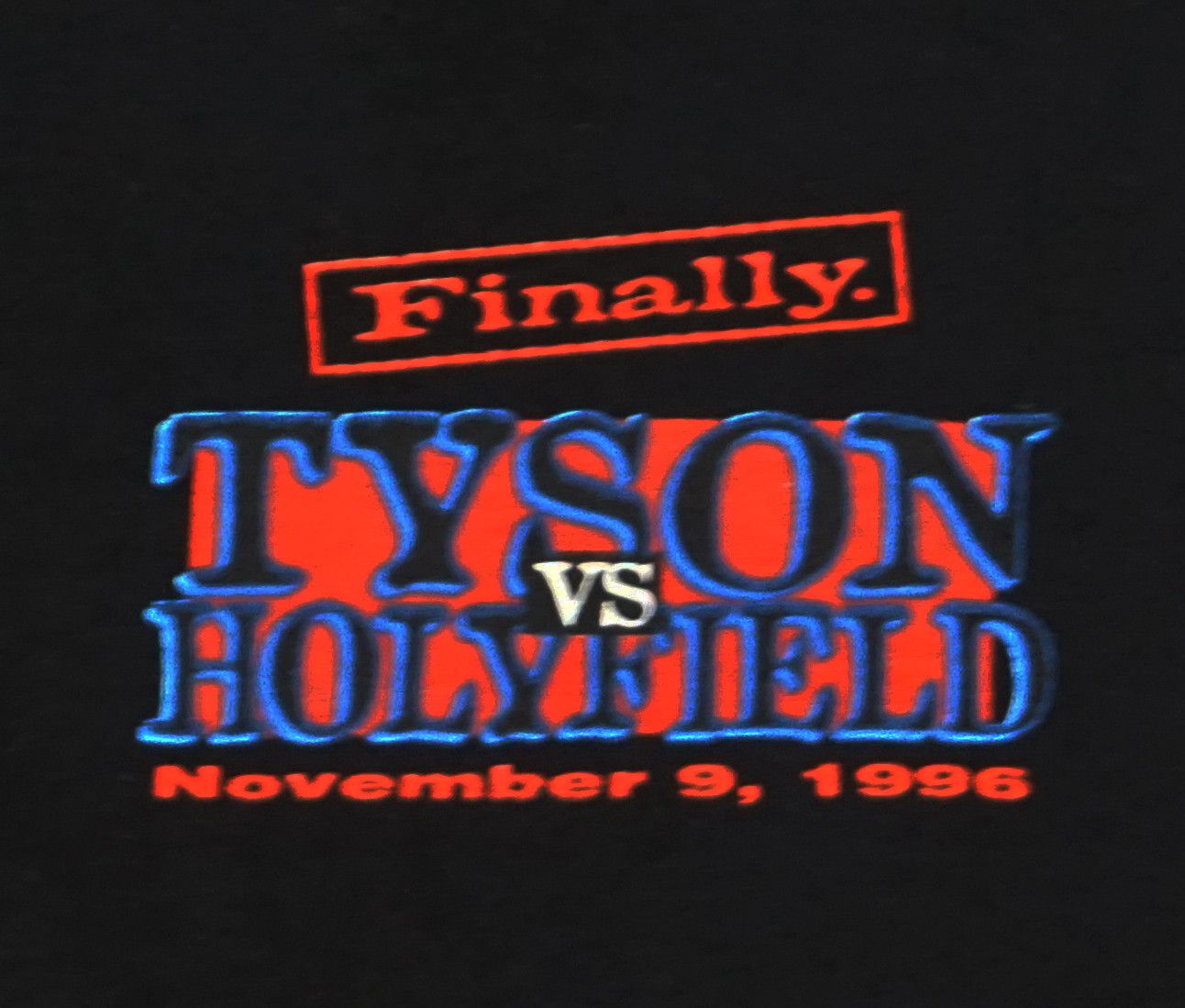 Everlast × Vintage 90's Tyson vs Holyfield MGM Promo T-shirt Boxing Made in USA Size US L / EU 52-54 / 3 - 6 Thumbnail