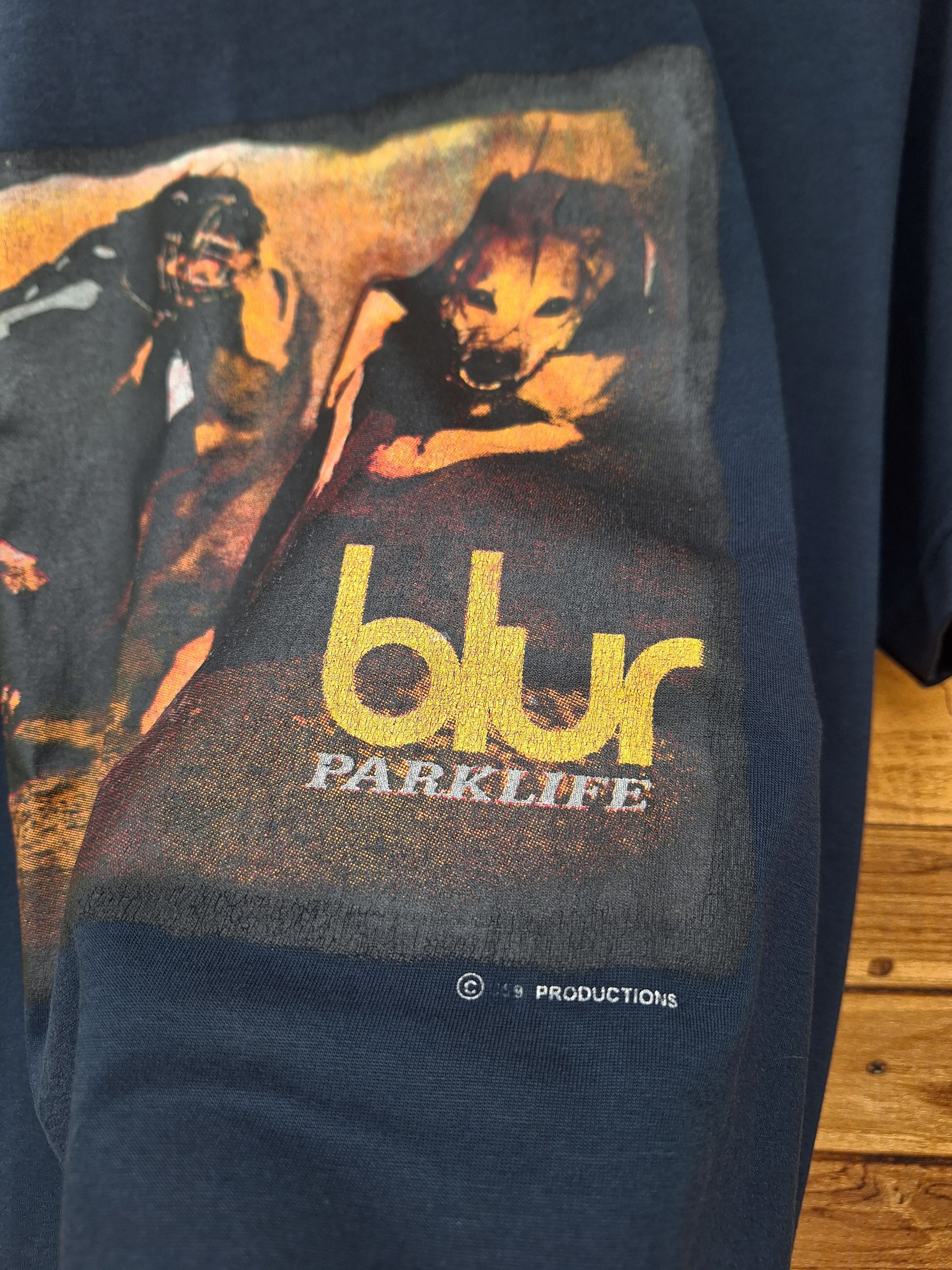 Vintage 🔥RARE🔥 Vintage 90s blur parklife album tee not korn ride Size US L / EU 52-54 / 3 - 5 Thumbnail
