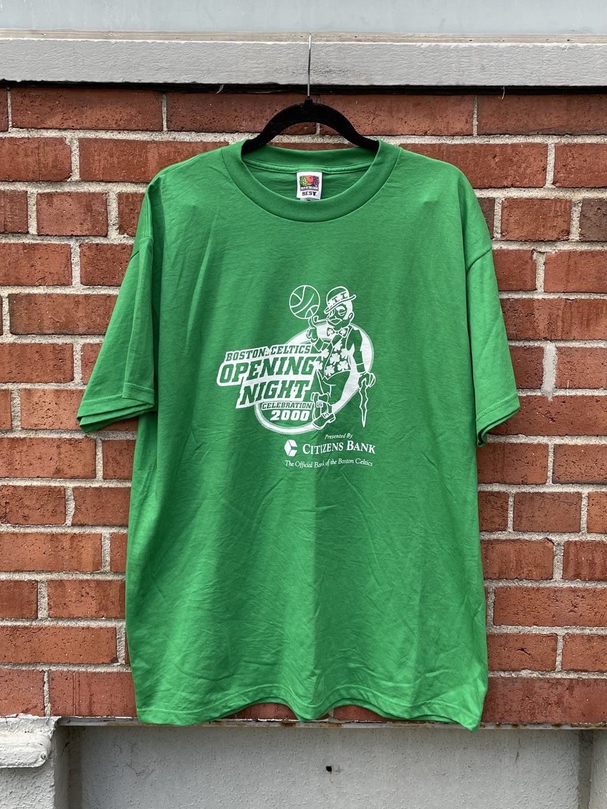 Fruit Of The Loom VTG Boston Celtics Opening Night Celebration 2000 T Shirt Size US XL / EU 56 / 4 - 1 Thumbnail