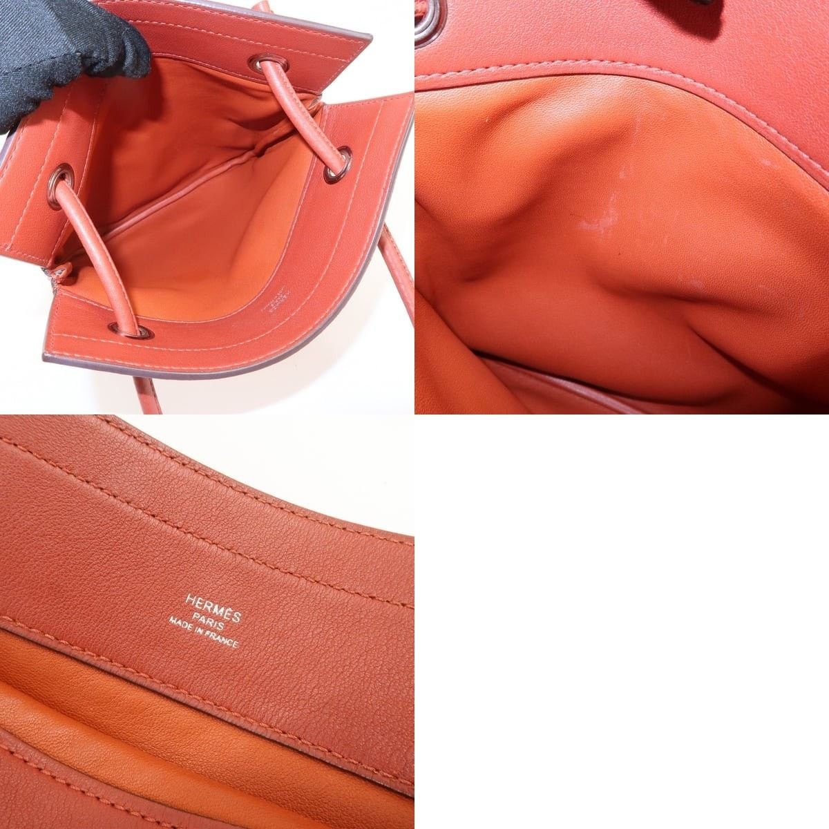 Hermes Hermes Aline Mini Calfskin Crossbody Bag Tan Size ONE SIZE - 7 Thumbnail